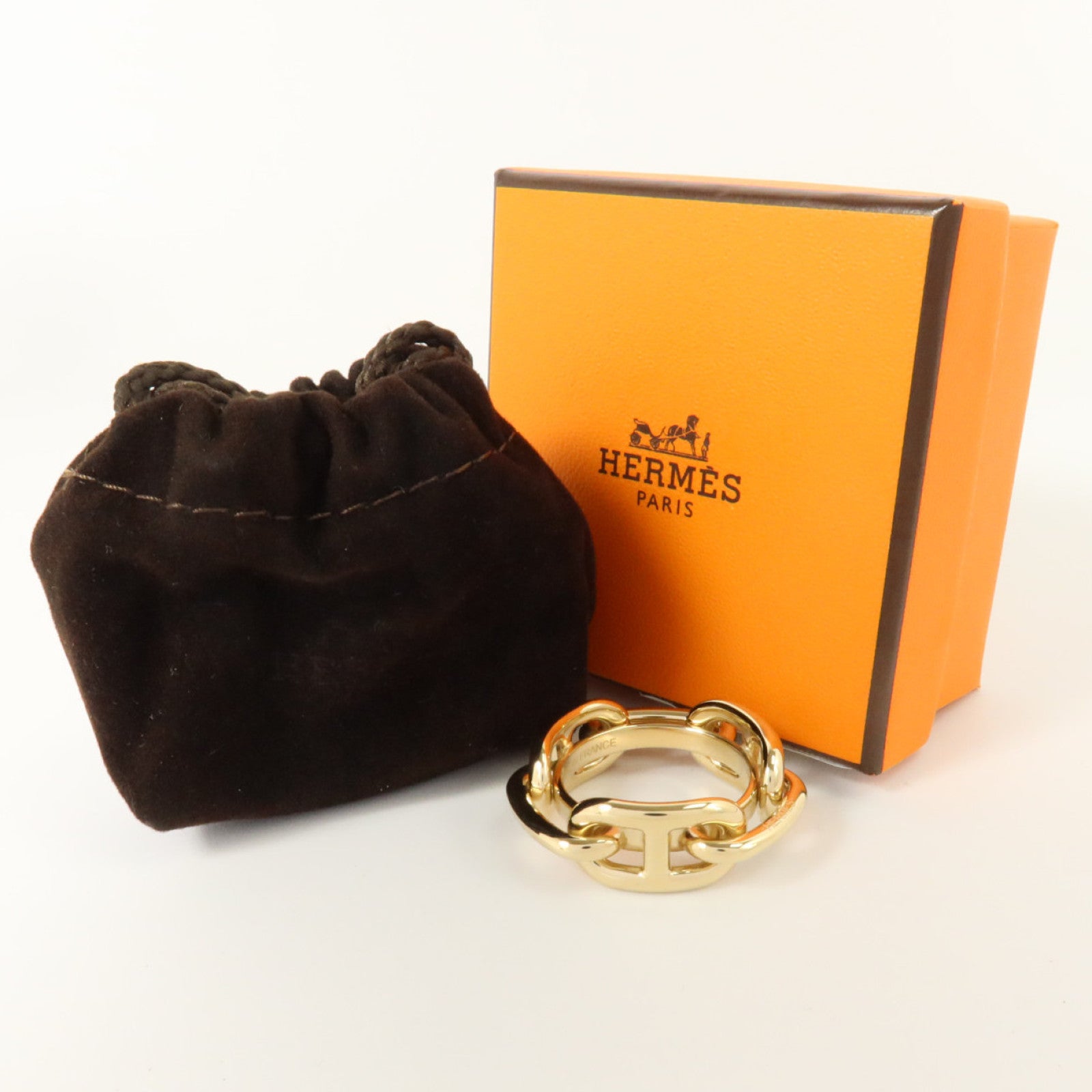 HERMES 金屬Regate Scarf Ring絲巾扣