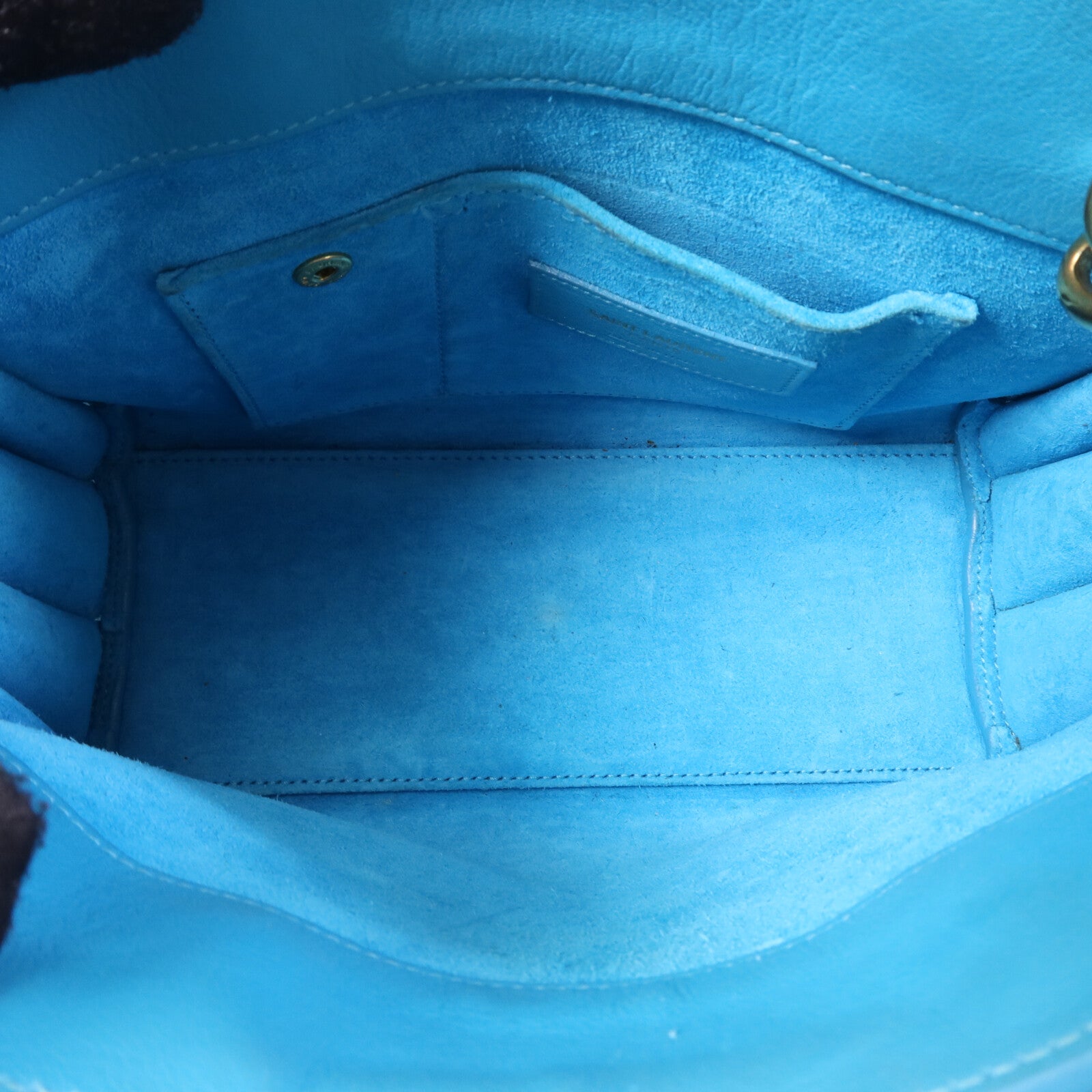 SAINT LAURENT 牛皮皮革Sac De Jour金扣手挽肩背兩用袋
