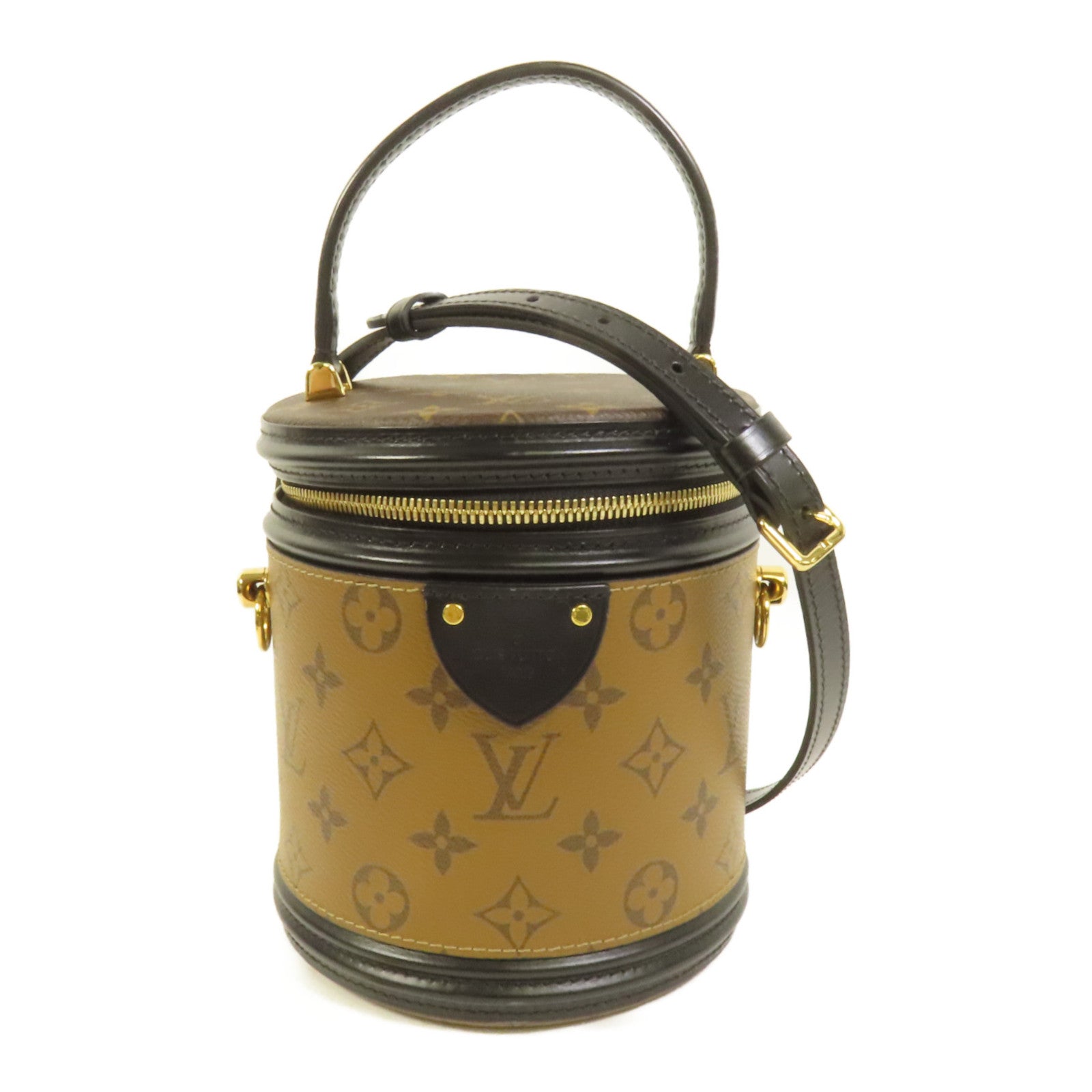 LOUIS VUITTON 【激減優惠】Monogram Reverse Cannes金扣手挽肩背兩用袋