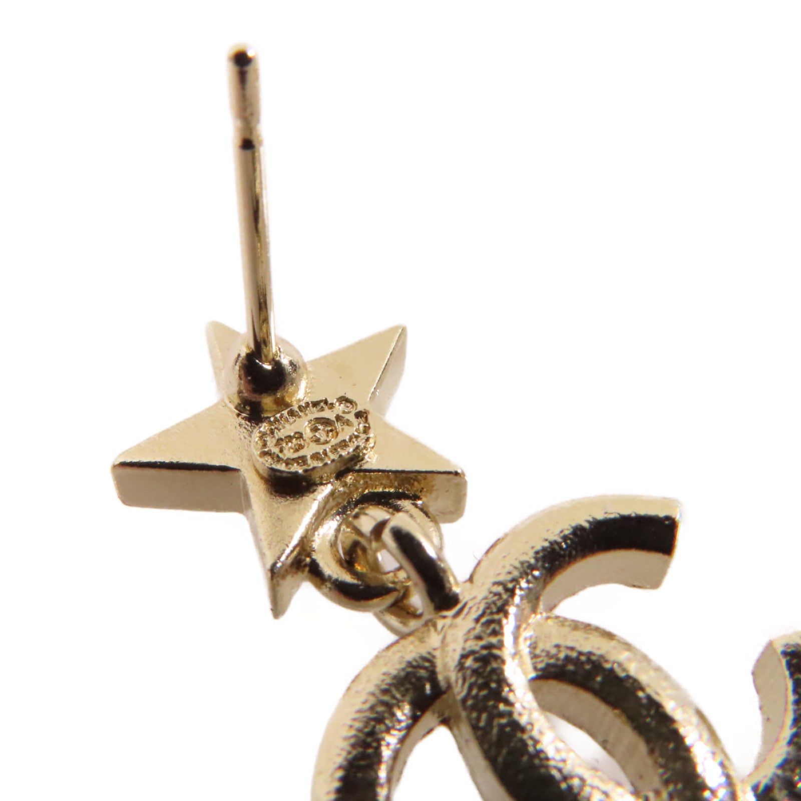 CHANEL 金屬CC Star Earrings耳環