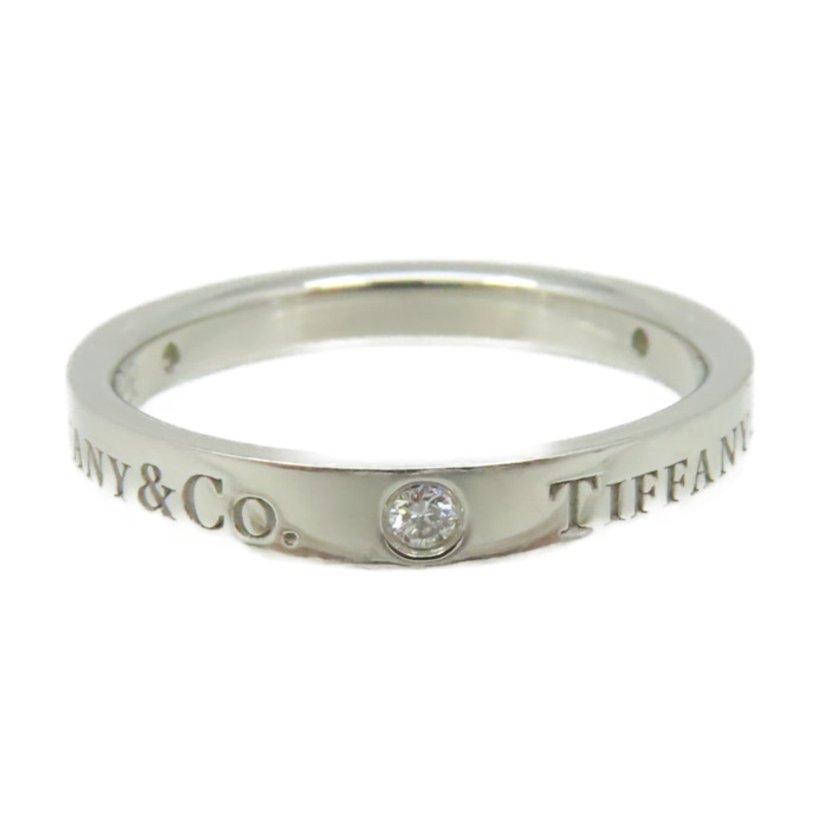 TIFFANY＆CO **【激減優惠】PT950鉑金Platinum Ring戒指US#7