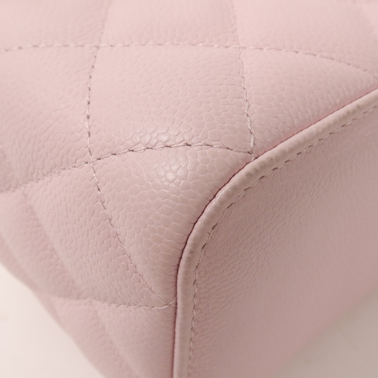 CHANEL 牛皮皮革Vanity Case鏈帶肩背袋