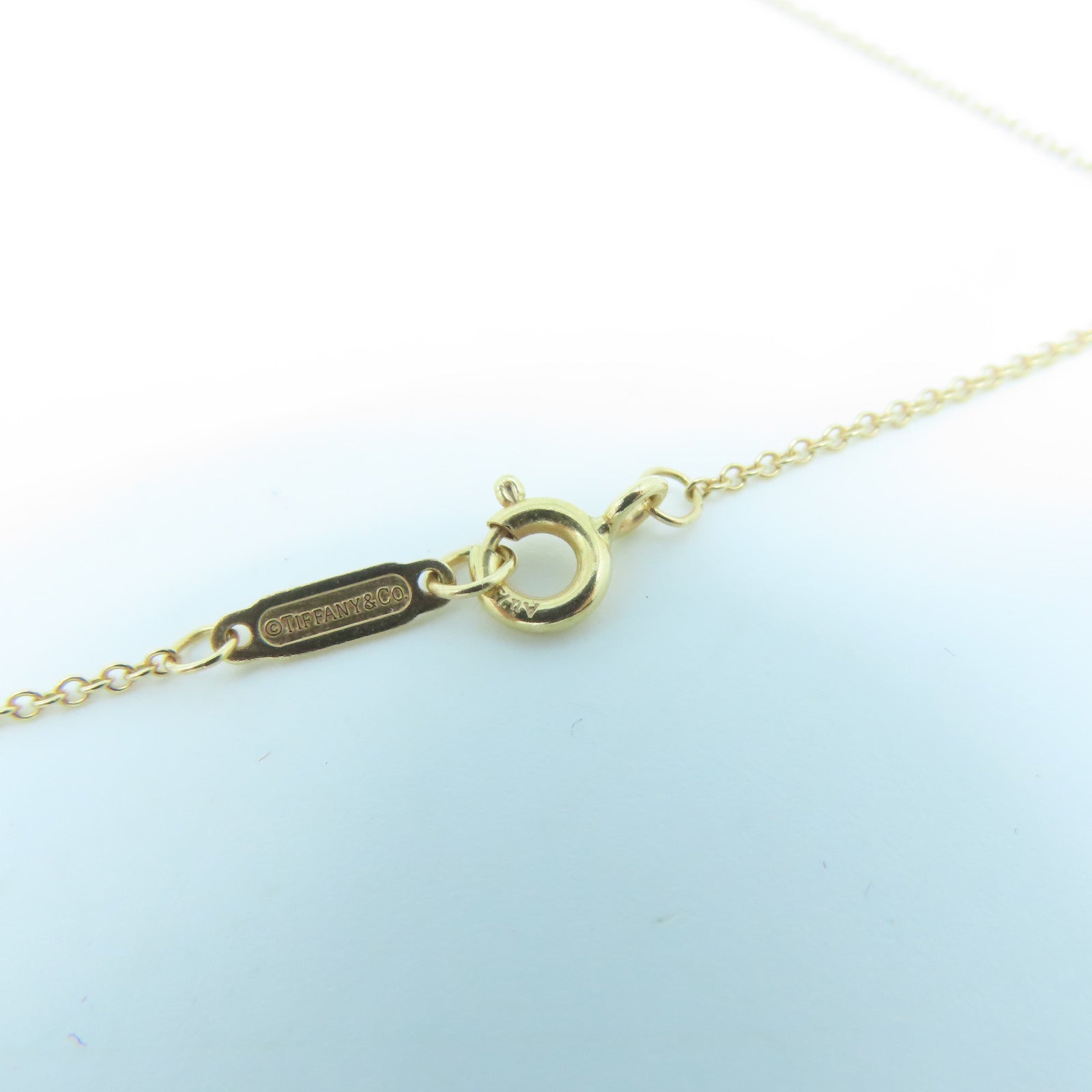 TIFFANY＆CO 【激減優惠】18K黃金Keys Fleur Necklace項鍊