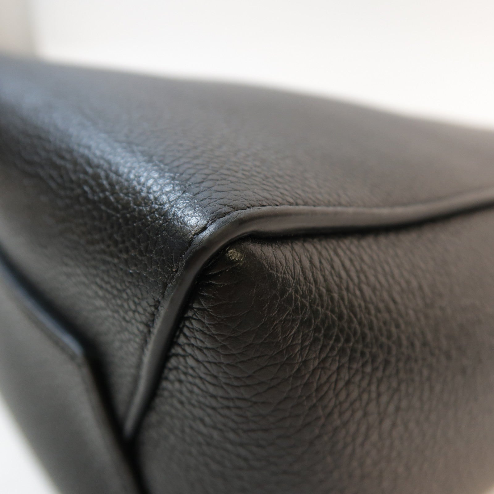 CELINE 【激減優惠】牛皮皮革Sangle Bucket Small金扣肩背袋