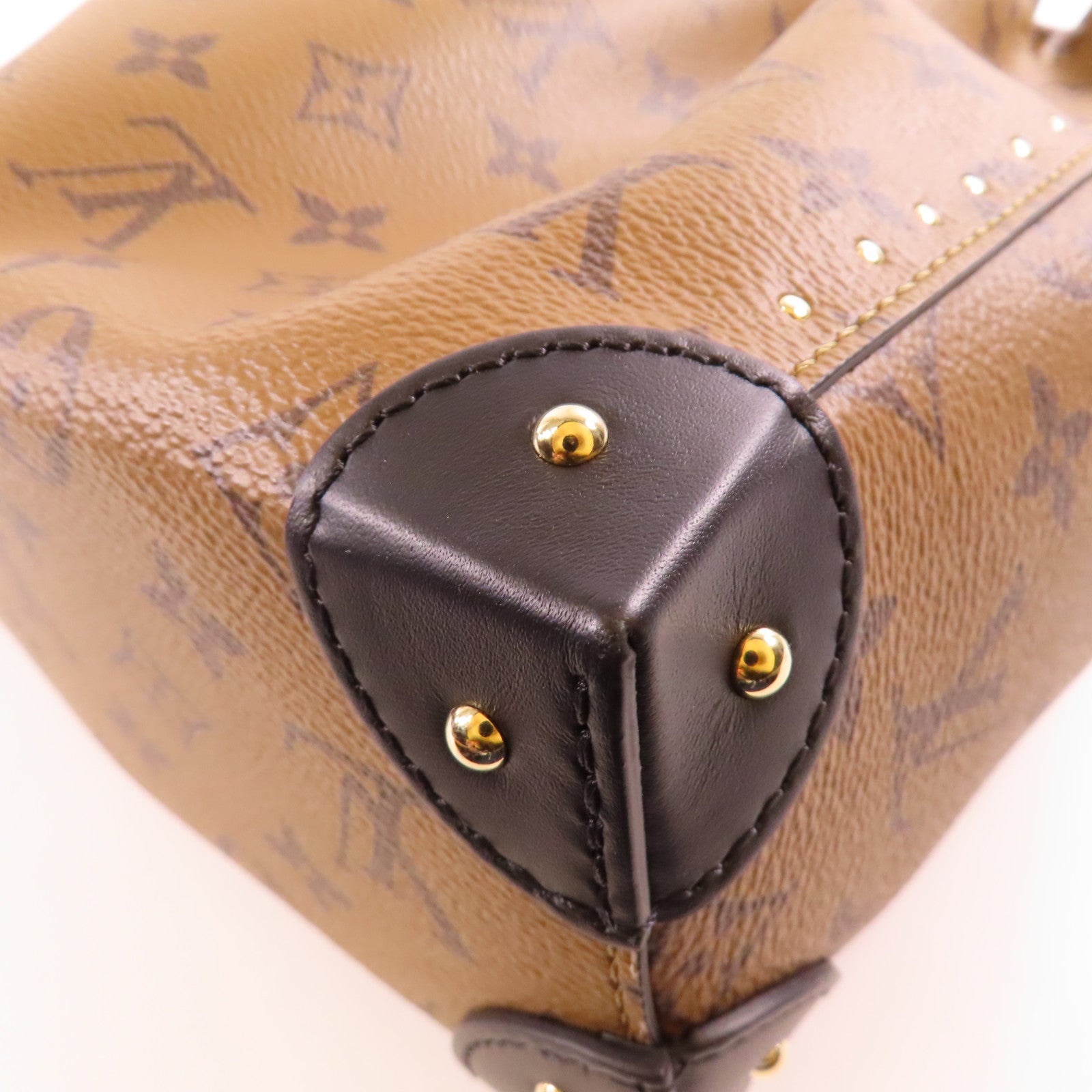 LOUIS VUITTON Monogram Reverse Noe Trunk PM手挽肩背兩用袋