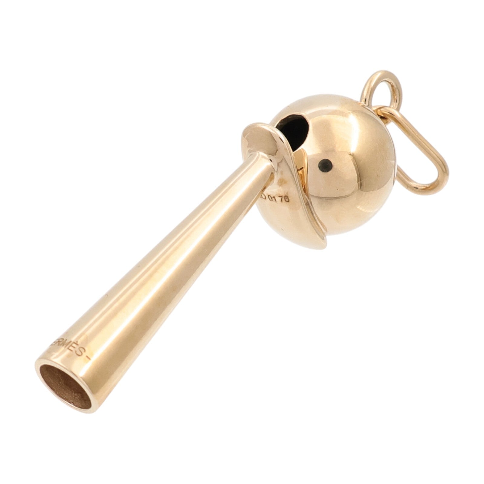 HERMES 金屬Whistle Pendant吊墜