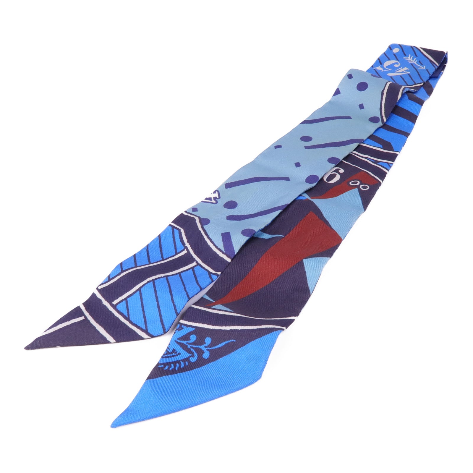 HERMES 絲質Twilly絲巾