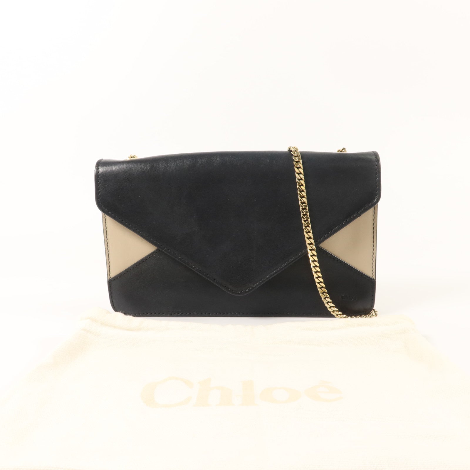 Chloe 牛皮皮革Chain Shoulder Bag鏈帶肩背袋