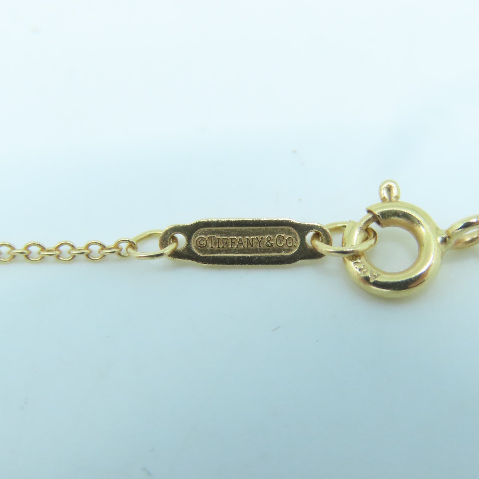 TIFFANY＆CO 【激減優惠】18K黃金Keys Fleur Necklace項鍊