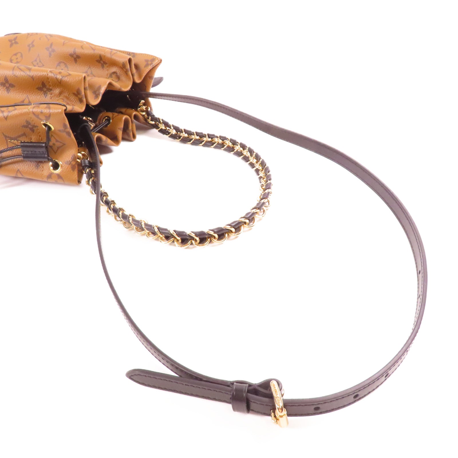 LOUIS VUITTON Monogram Reverse Noe Trunk PM手挽肩背兩用袋