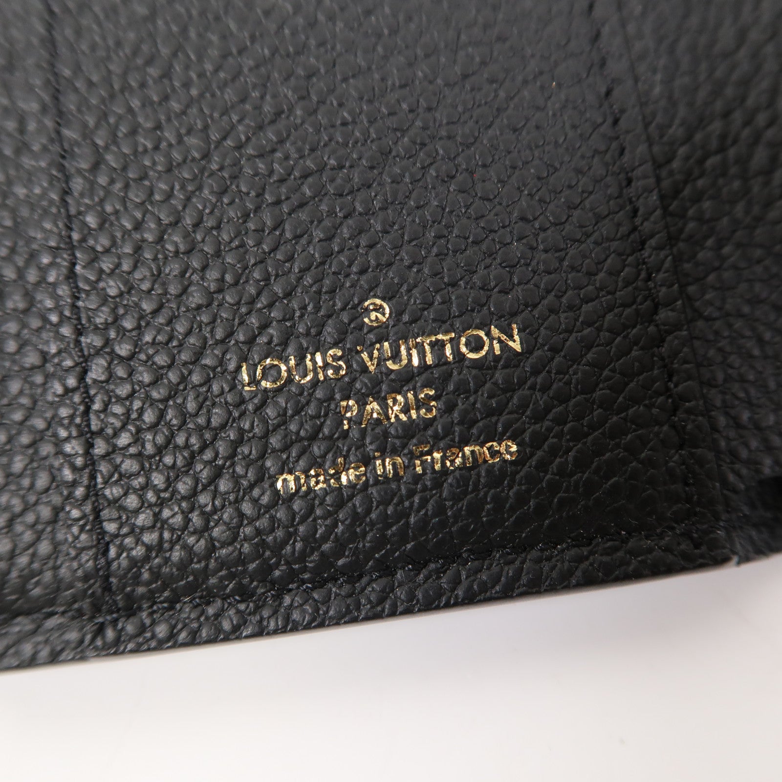 LOUIS VUITTON Monogram Empreinte Zoe Wallet金扣錢包黑色