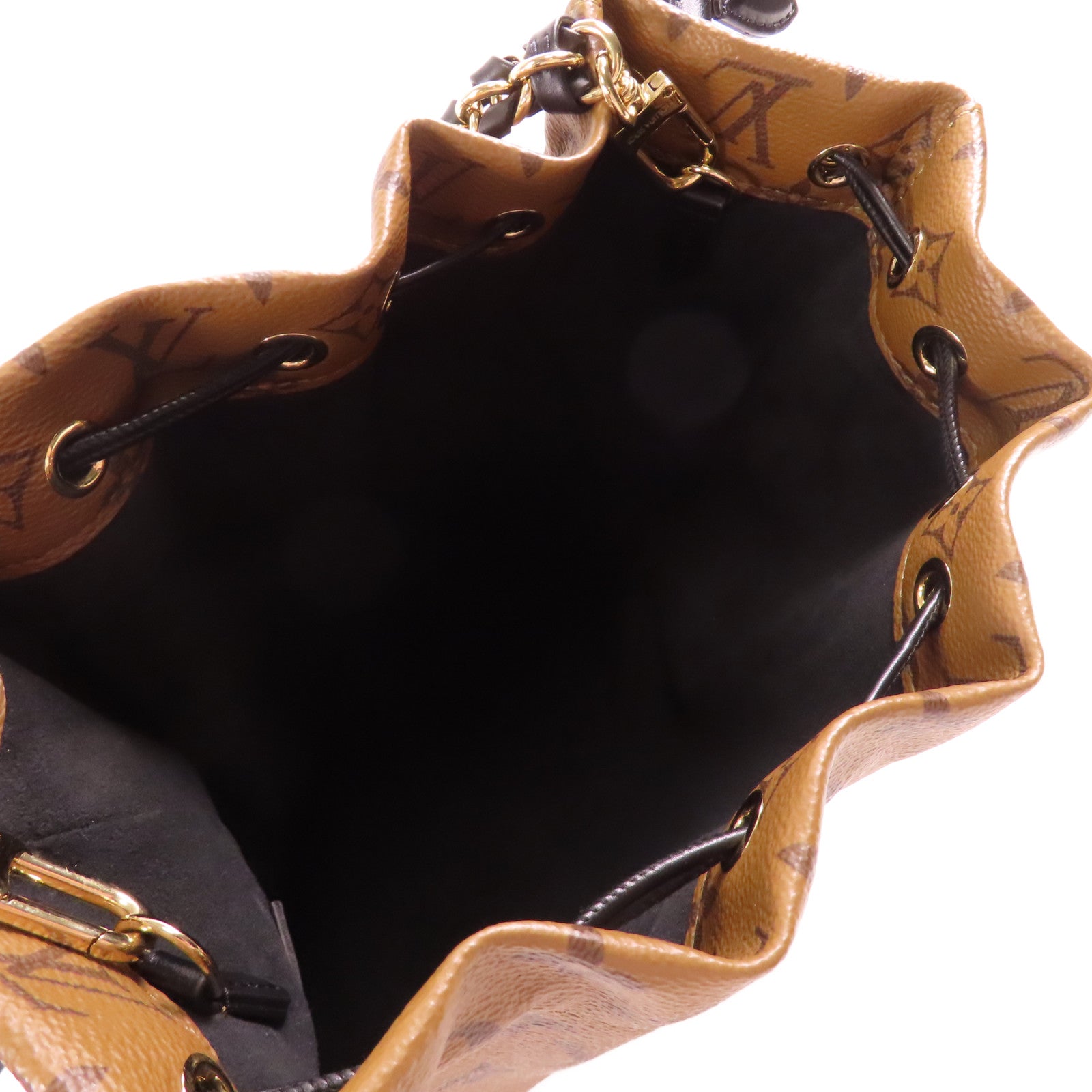 LOUIS VUITTON Monogram Reverse Noe Trunk PM手挽肩背兩用袋