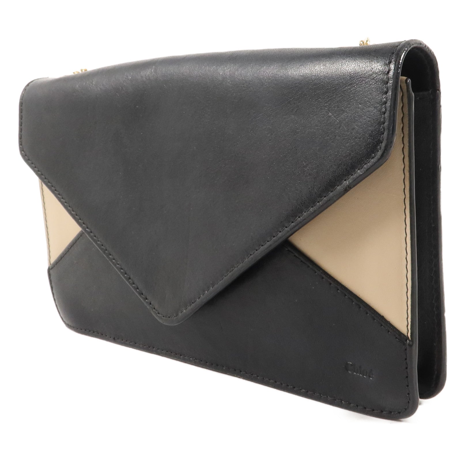 Chloe 牛皮皮革Chain Shoulder Bag鏈帶肩背袋