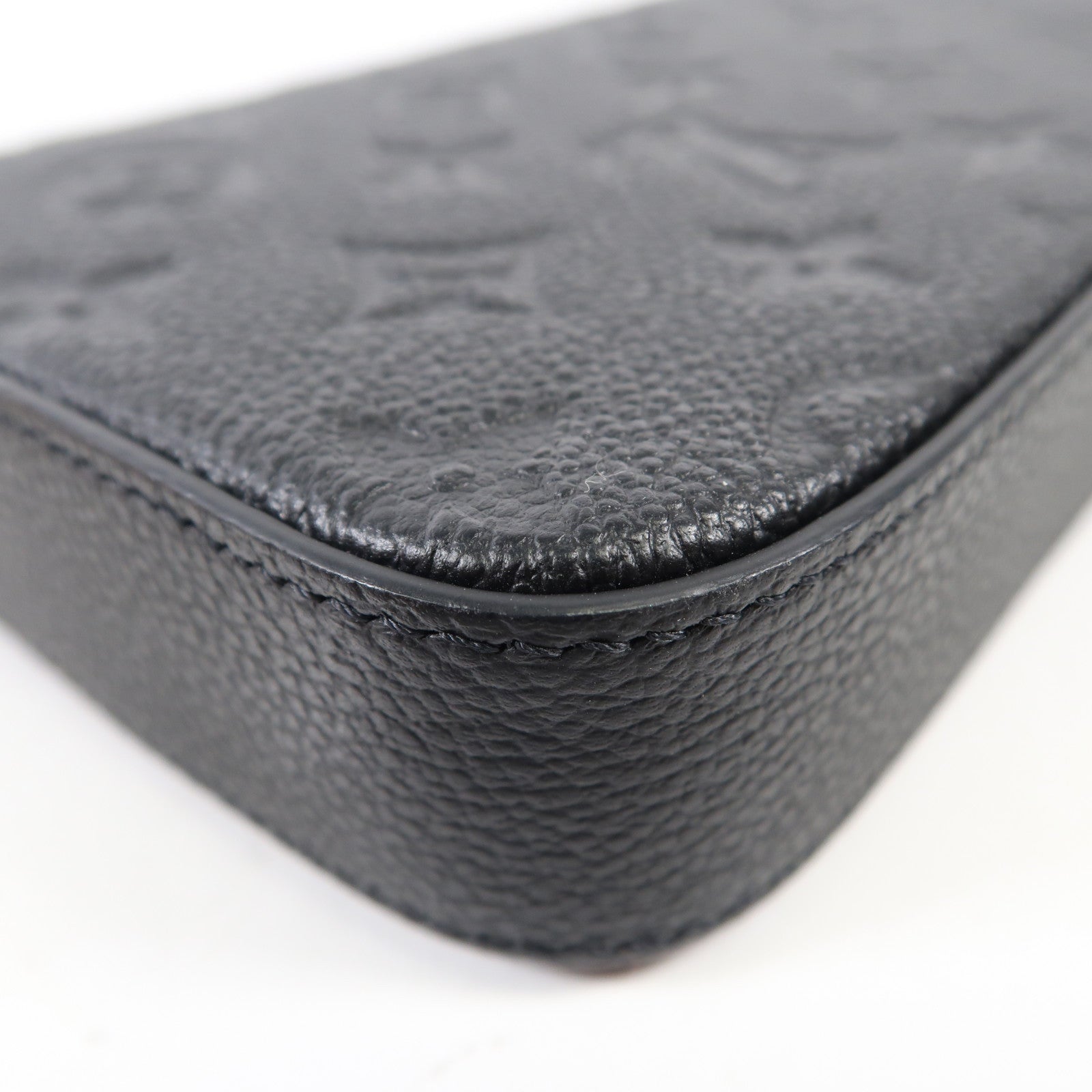 LOUIS VUITTON Monogram Empreinte Felicie Pochette 金扣鏈帶肩背袋