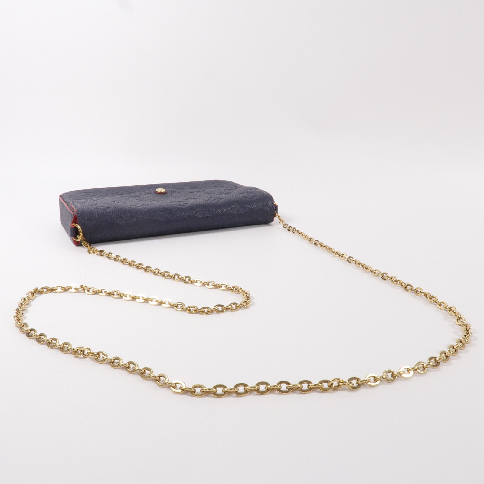 LOUIS VUITTON Monogram Empreinte Pochette Felicie鏈帶肩背袋