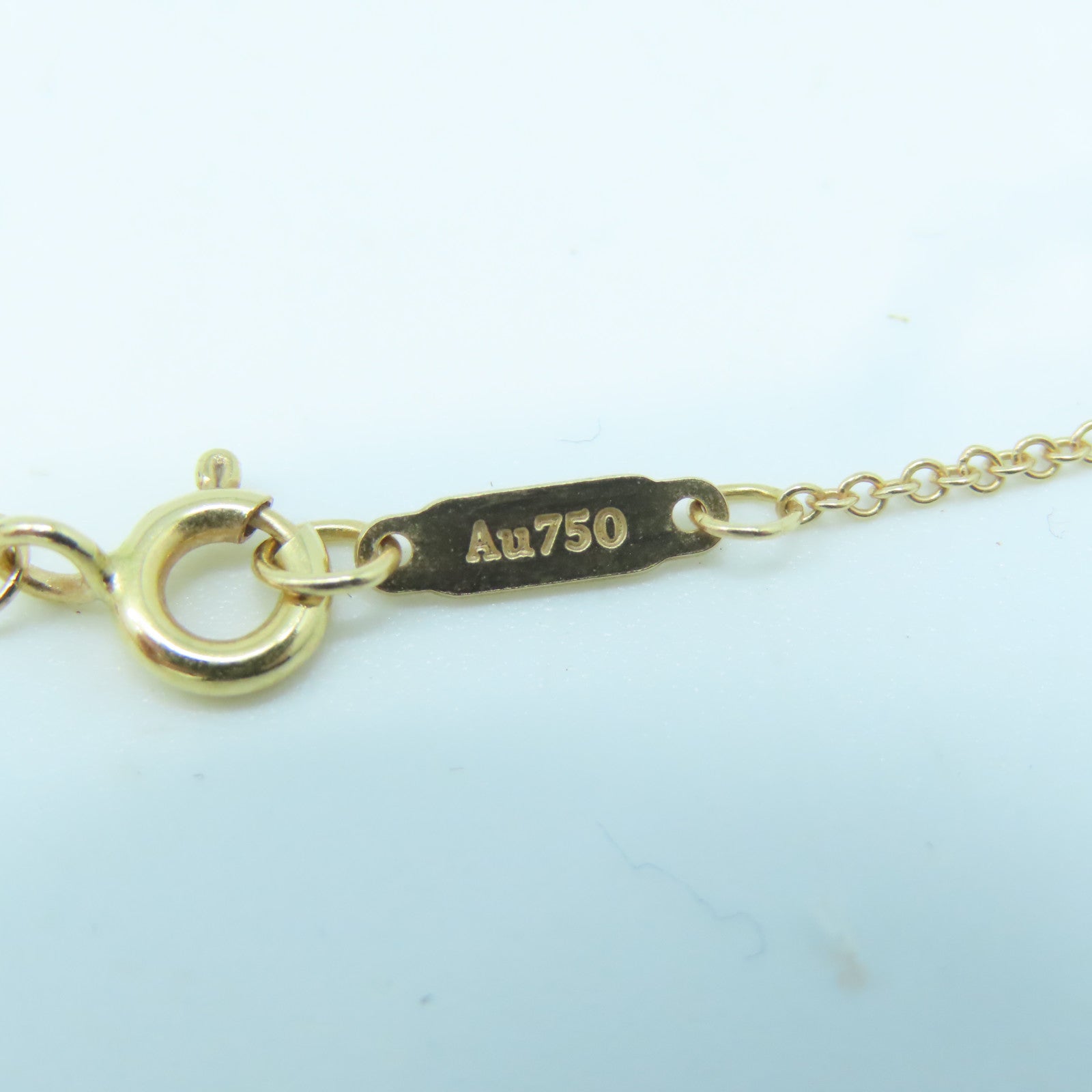 TIFFANY＆CO 【激減優惠】18K黃金Keys Fleur Necklace項鍊