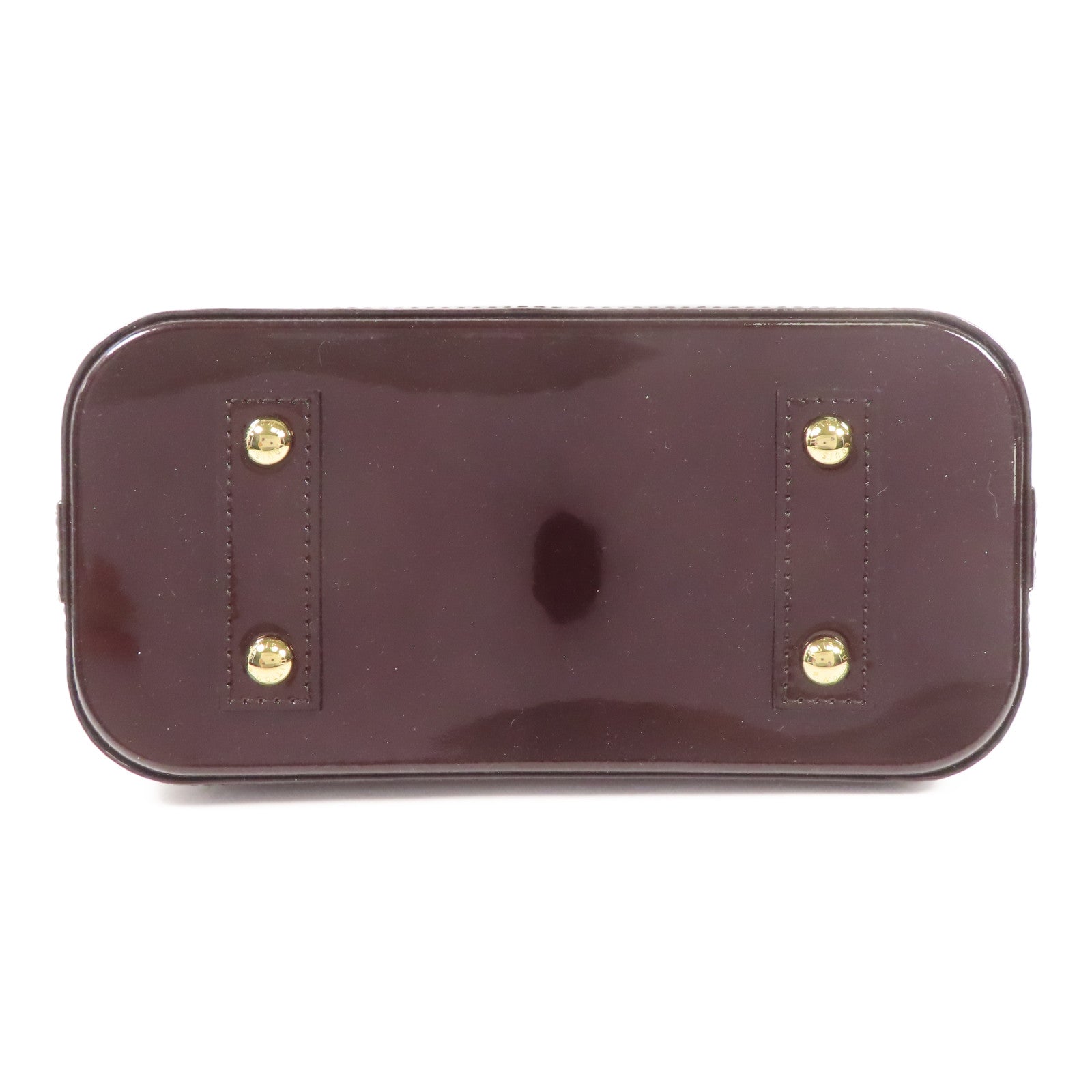 LOUIS VUITTON Vernis Alma BB金扣手挽肩背兩用袋