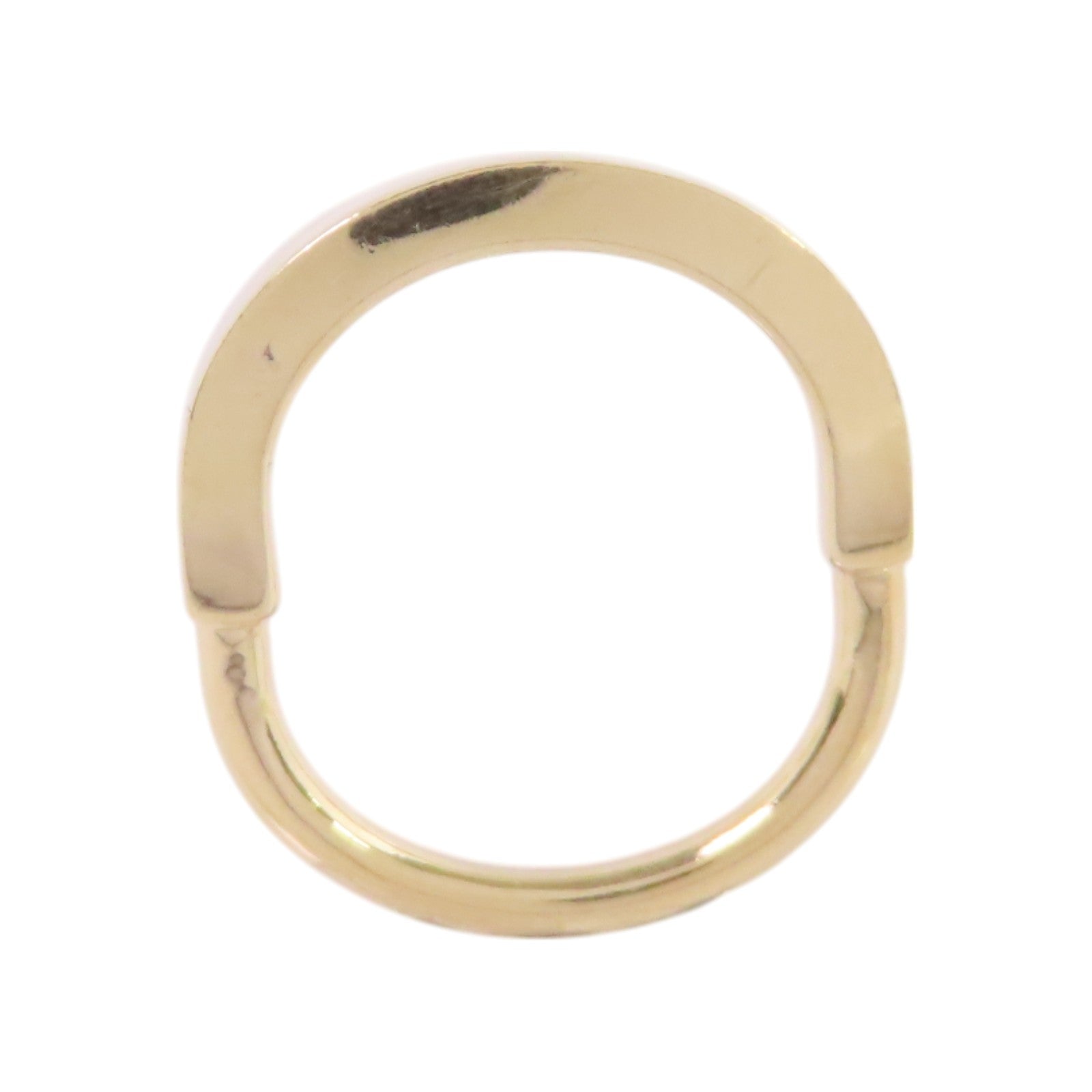 TIFFANY＆CO 18K黃金Lock Ring戒指#50/US#5.75
