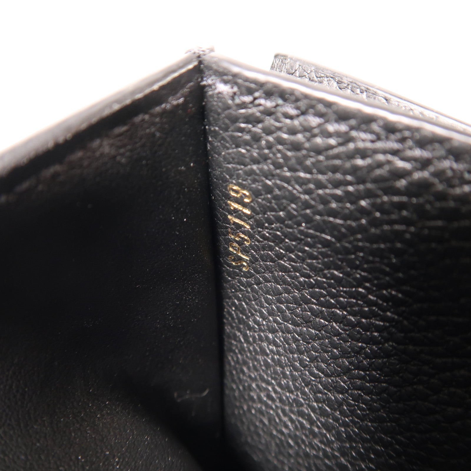LOUIS VUITTON Monogram Empreinte Zoe Wallet金扣錢包黑色