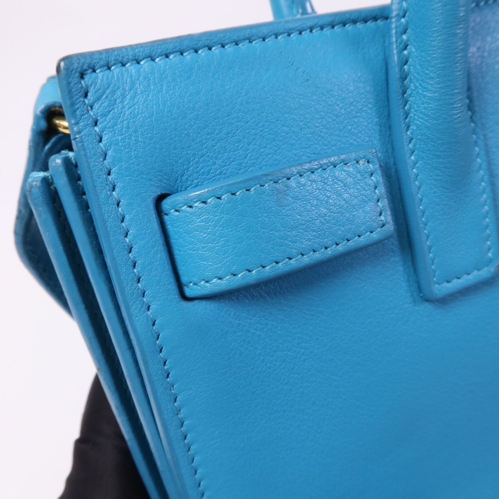 SAINT LAURENT 牛皮皮革Sac De Jour金扣手挽肩背兩用袋