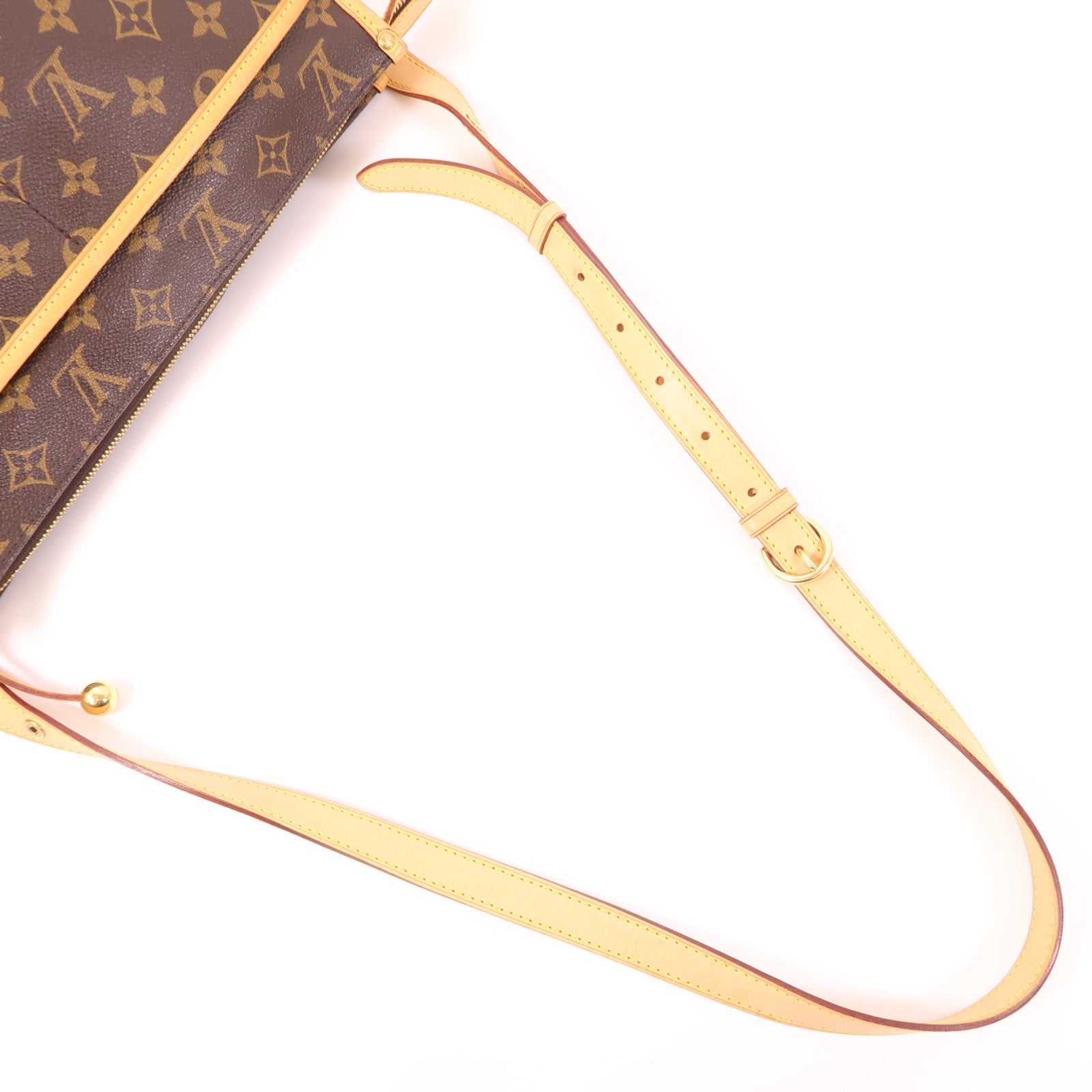LOUIS VUITTON Monogram Popincourt Long金扣肩背袋