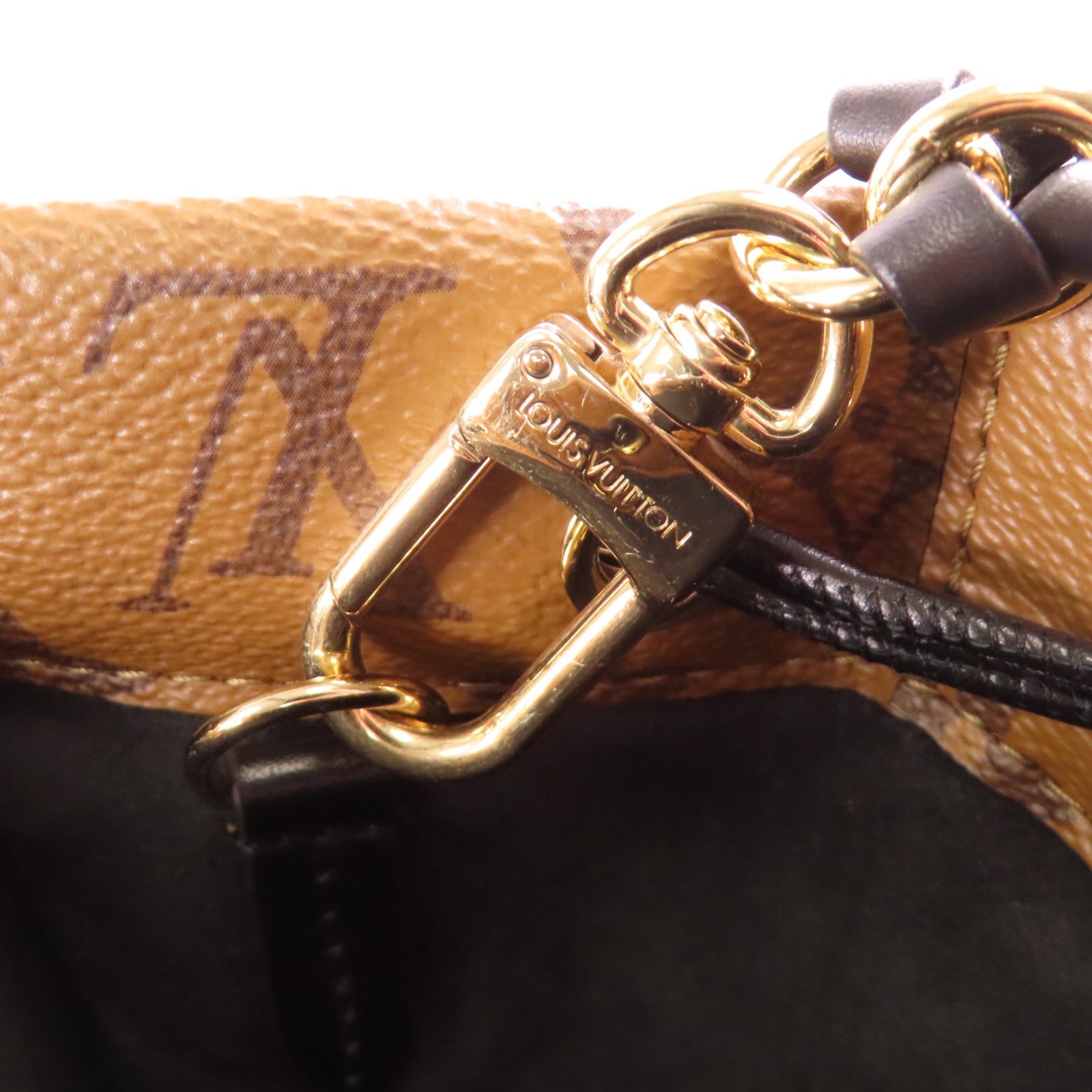 LOUIS VUITTON Monogram Reverse Noe Trunk PM手挽肩背兩用袋