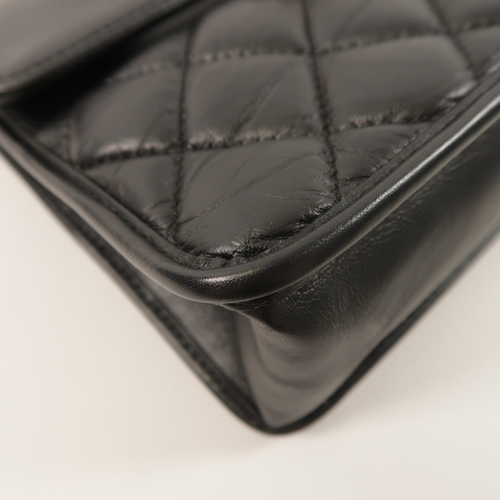 CHANEL 牛皮皮革Mini Flap手挽肩背兩用袋