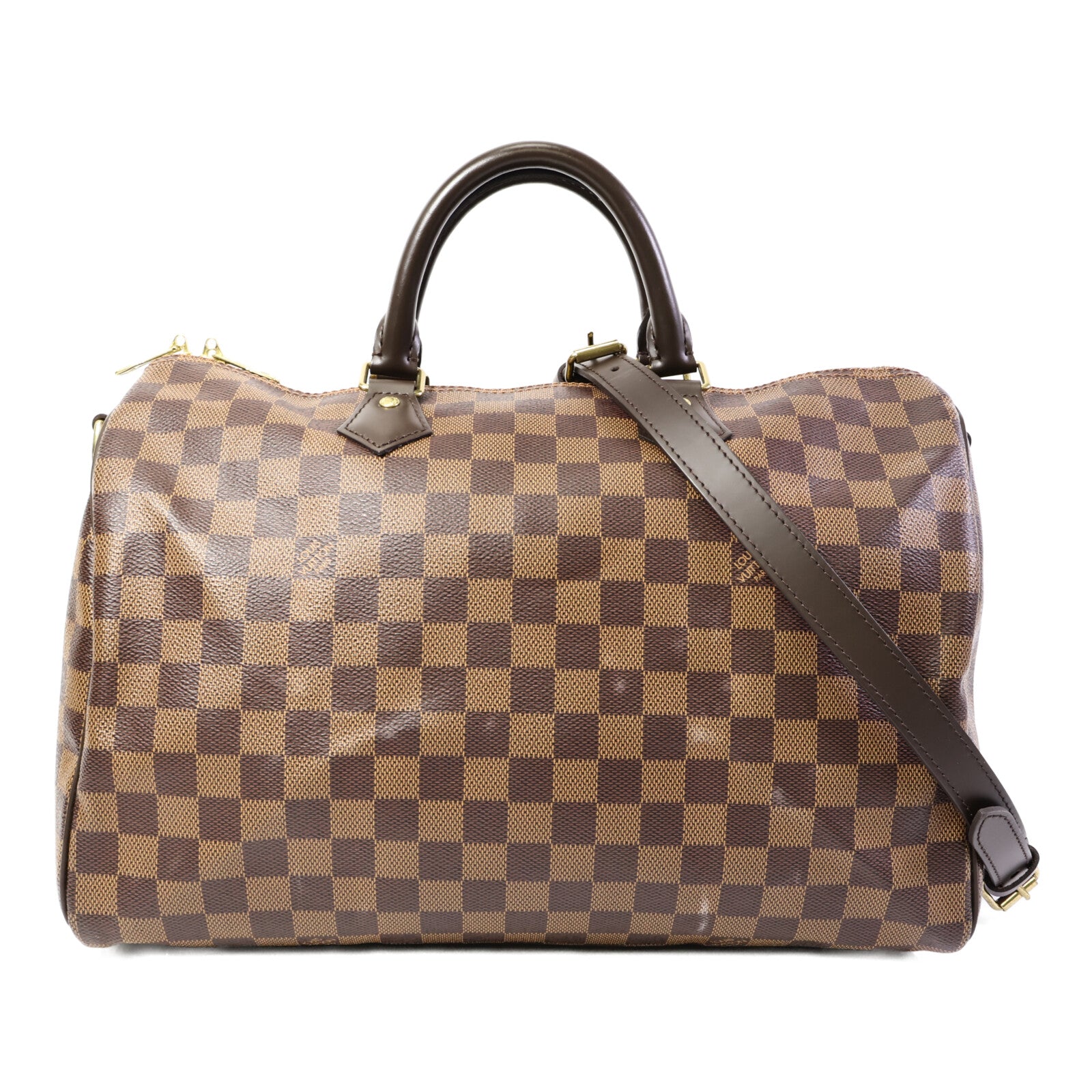 LOUIS VUITTON 【激減優惠】Damier Speedy Bandouliere 35手挽肩背兩用袋