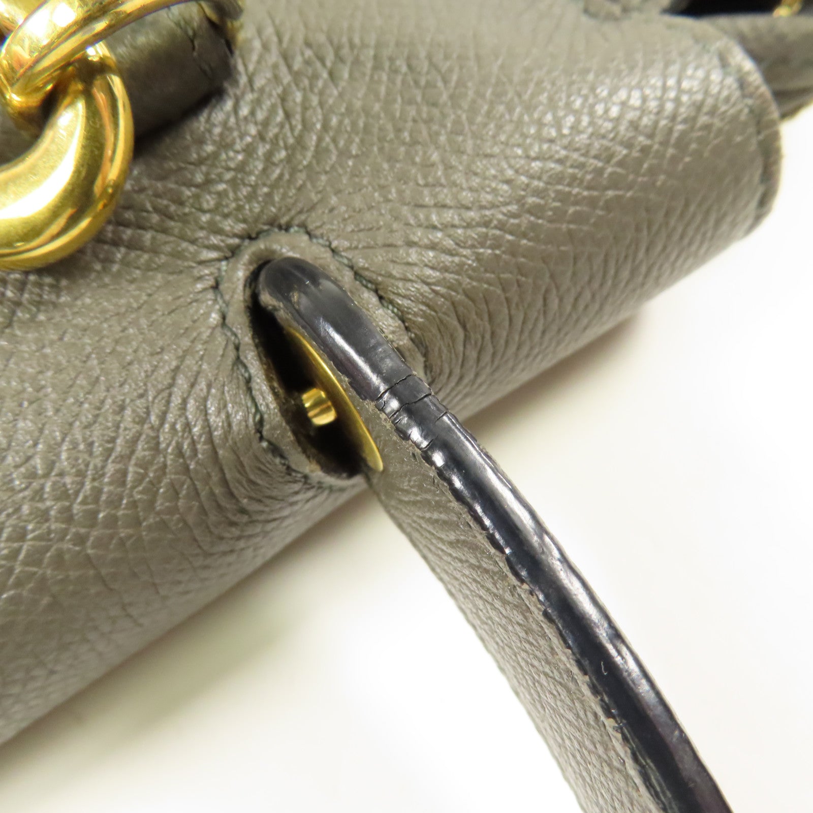 CELINE 牛皮皮革Mini Belt Bag金扣手挽肩背兩用袋
