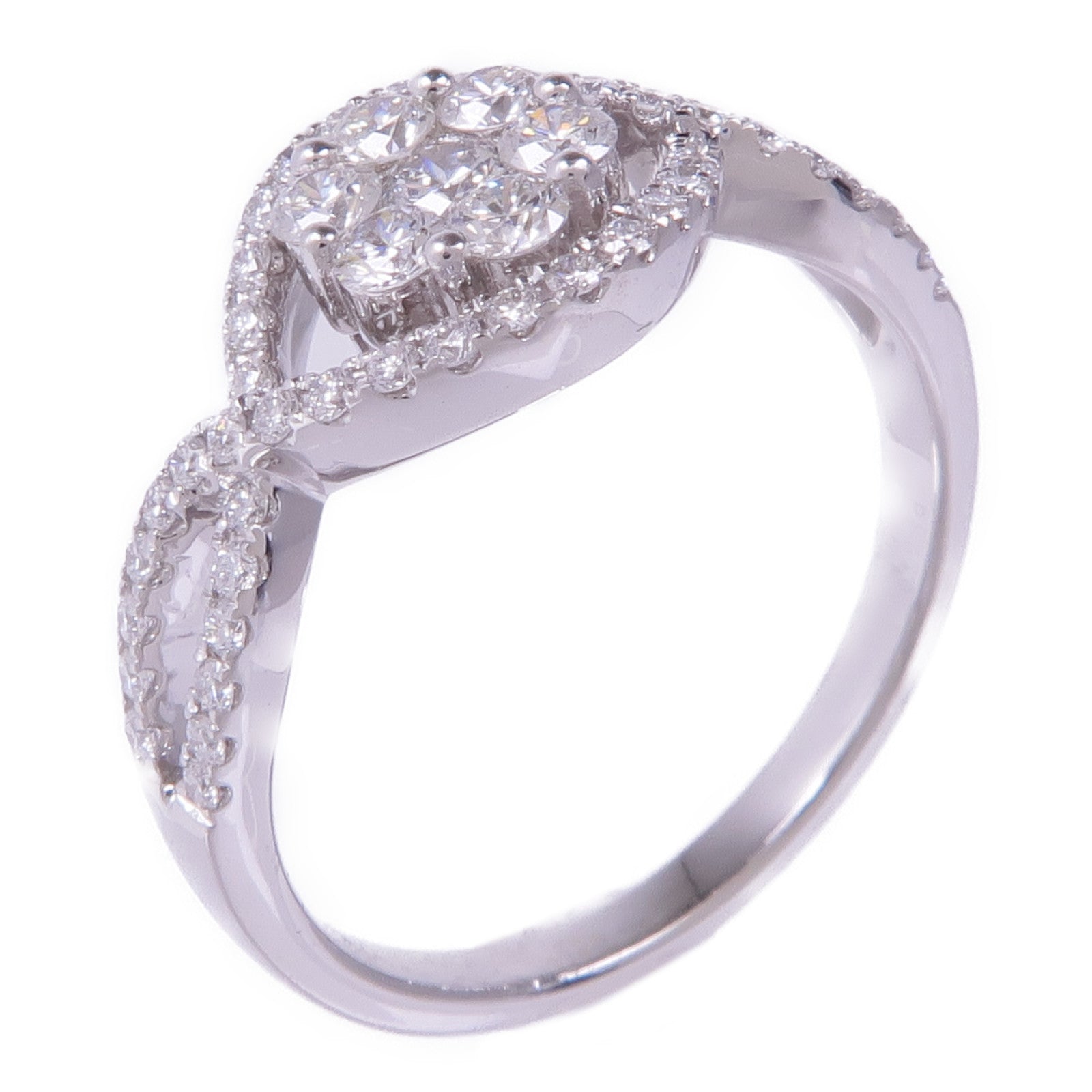 JEWELRY 18K白金Diamond Ring鑽石戒指US#7.25