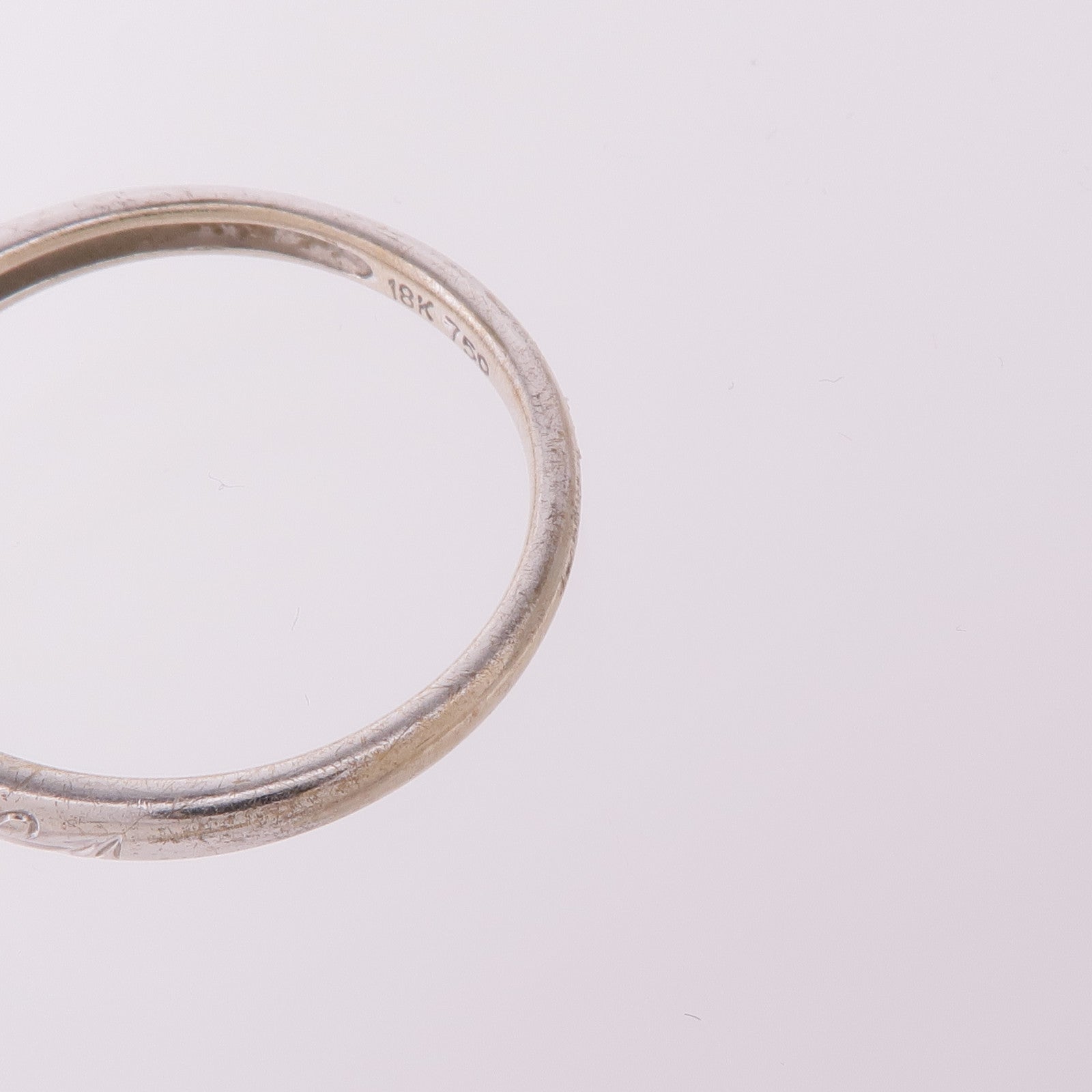 JEWELRY 【激減優惠】18K白金Diamond Ring鑽石戒指US#7.5