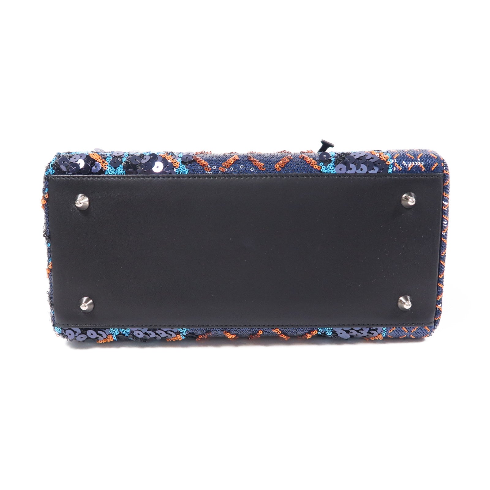 Dior SHW Lady Dior Medium 2way Shoulder Bag Sequins Lambskin M0550PSTK