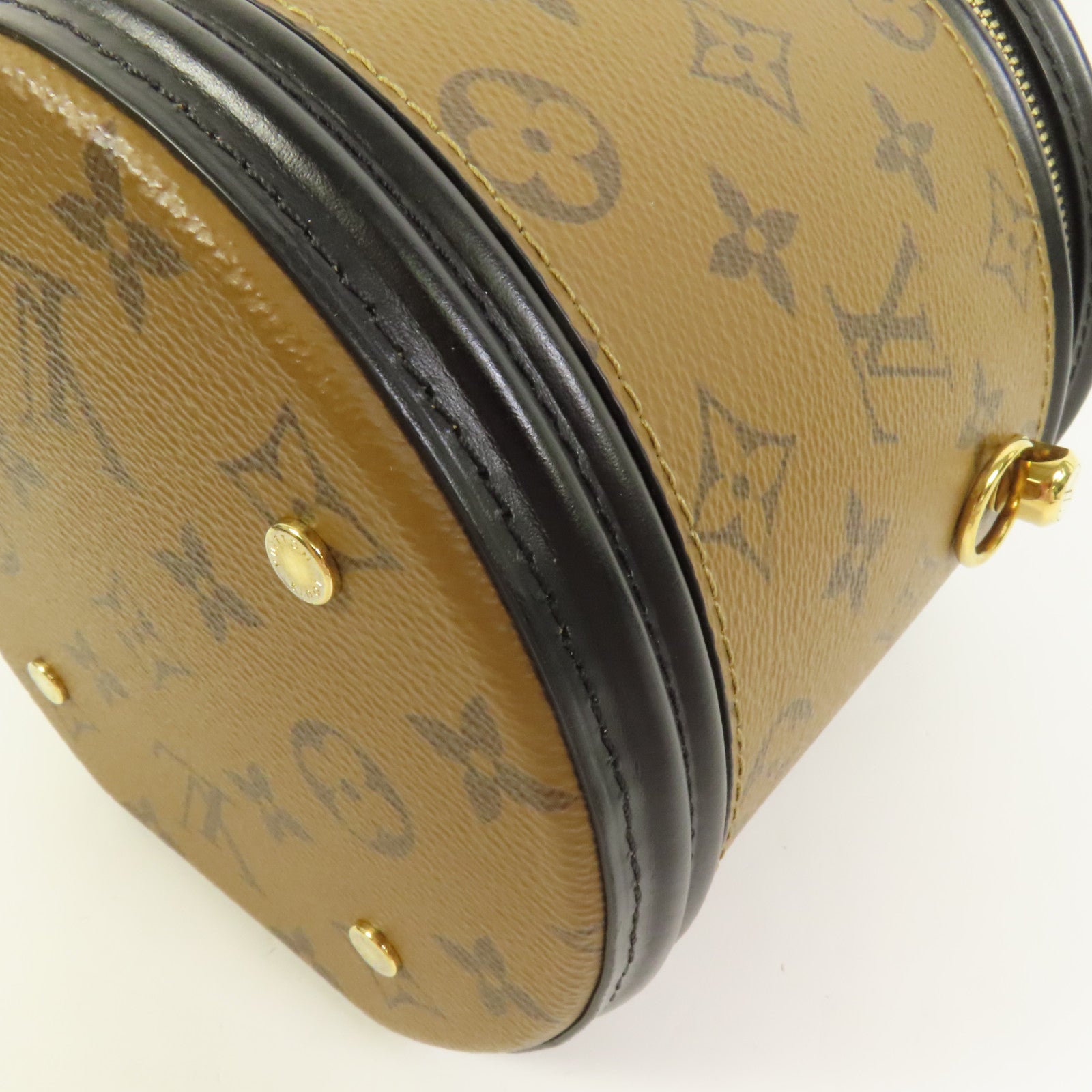 LOUIS VUITTON 【激減優惠】Monogram Reverse Cannes金扣手挽肩背兩用袋
