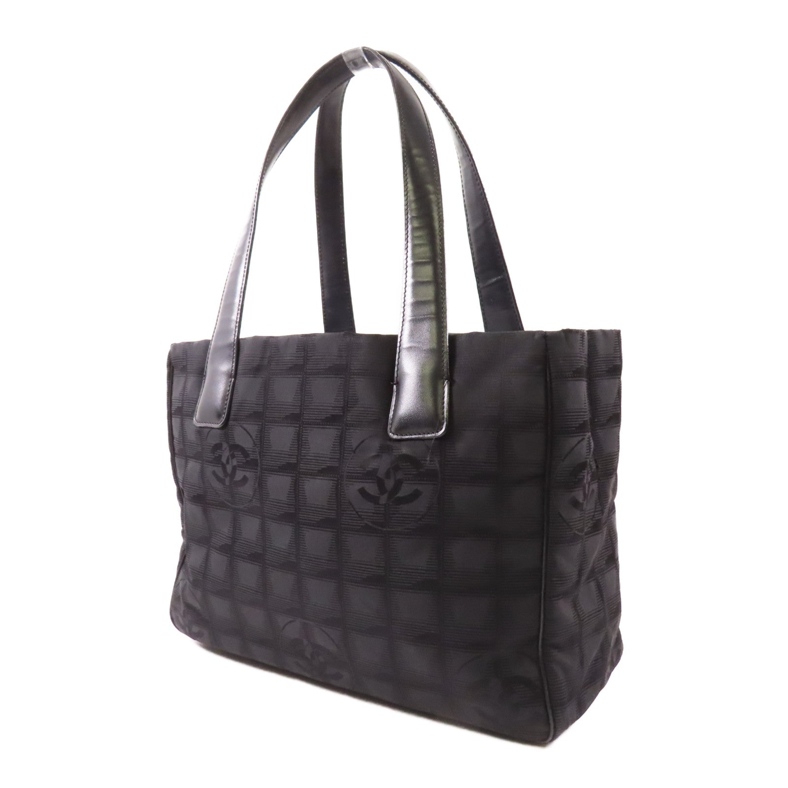 CHANEL 尼龍New Travel Line金扣肩背袋