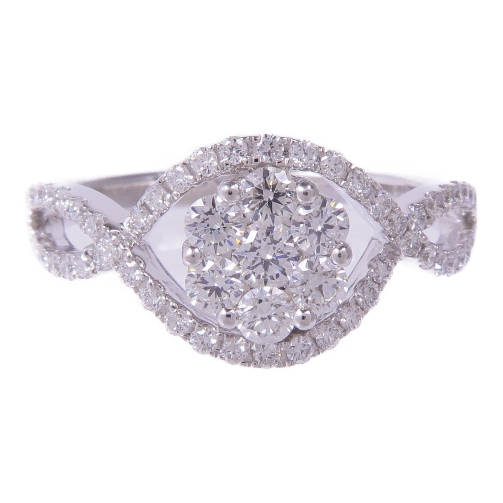 JEWELRY 18K白金Diamond Ring鑽石戒指US#7.25