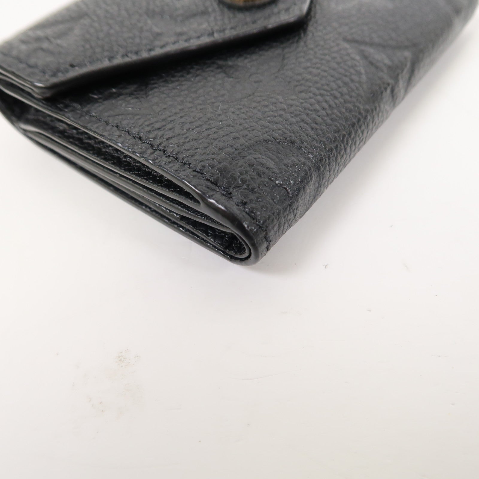 LOUIS VUITTON Monogram Empreinte Zoe Wallet金扣錢包黑色
