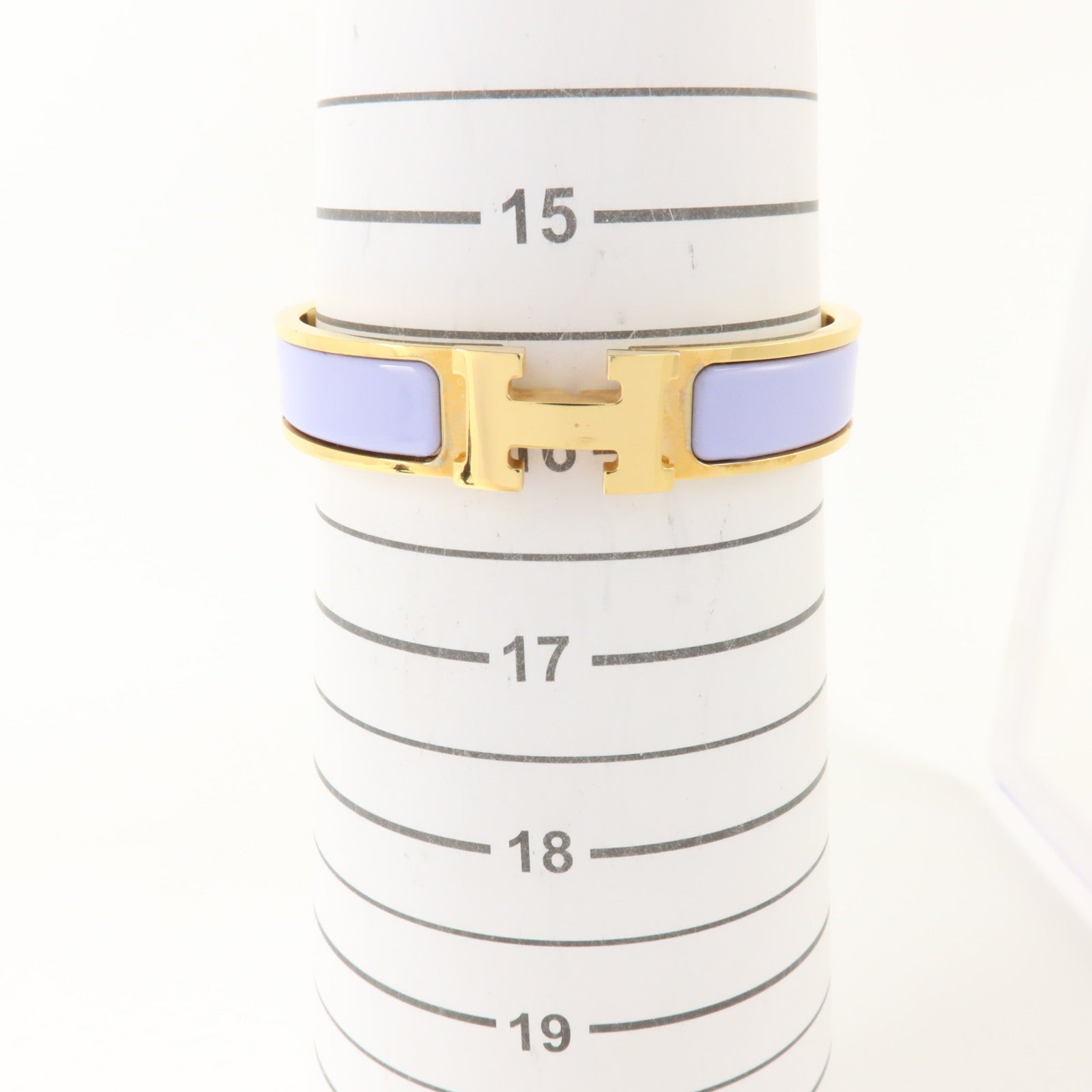 HERMES 金屬/琺瑯Clic-H Bracelet金扣手鏈