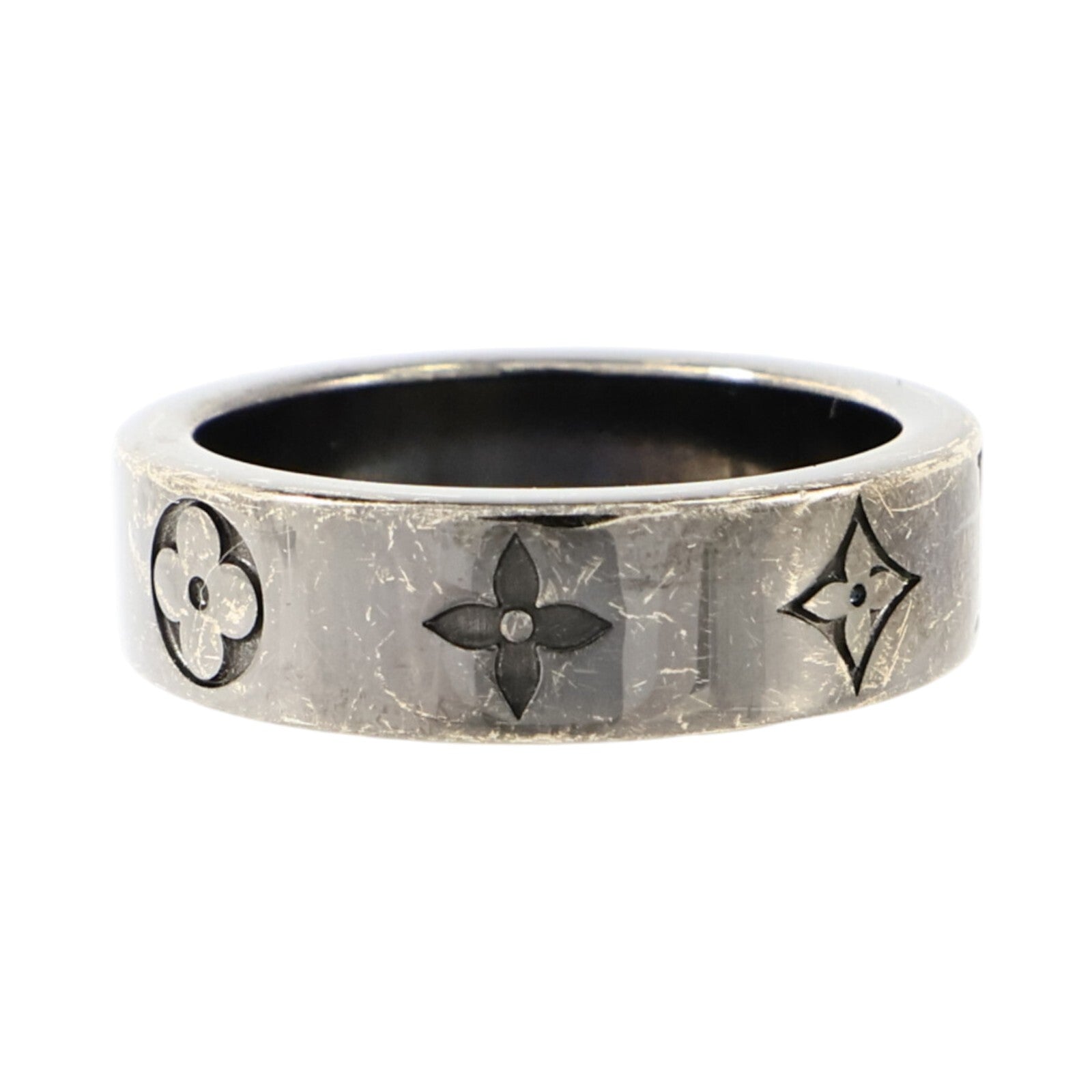 LOUIS VUITTON 黃銅Mosaic Thin Ring戒指