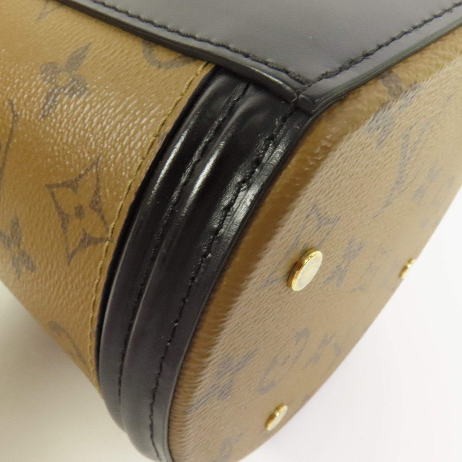 LOUIS VUITTON 【激減優惠】Monogram Reverse Cannes金扣手挽肩背兩用袋