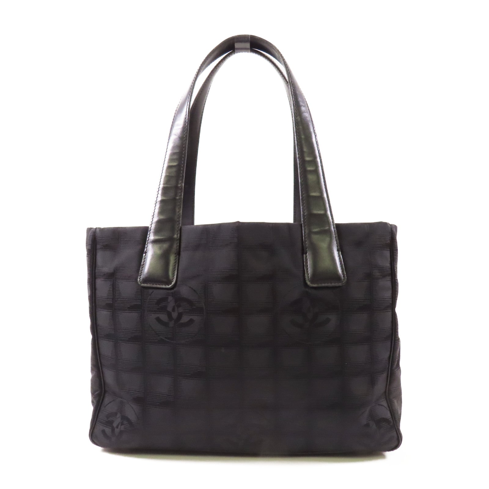 CHANEL 尼龍New Travel Line金扣肩背袋