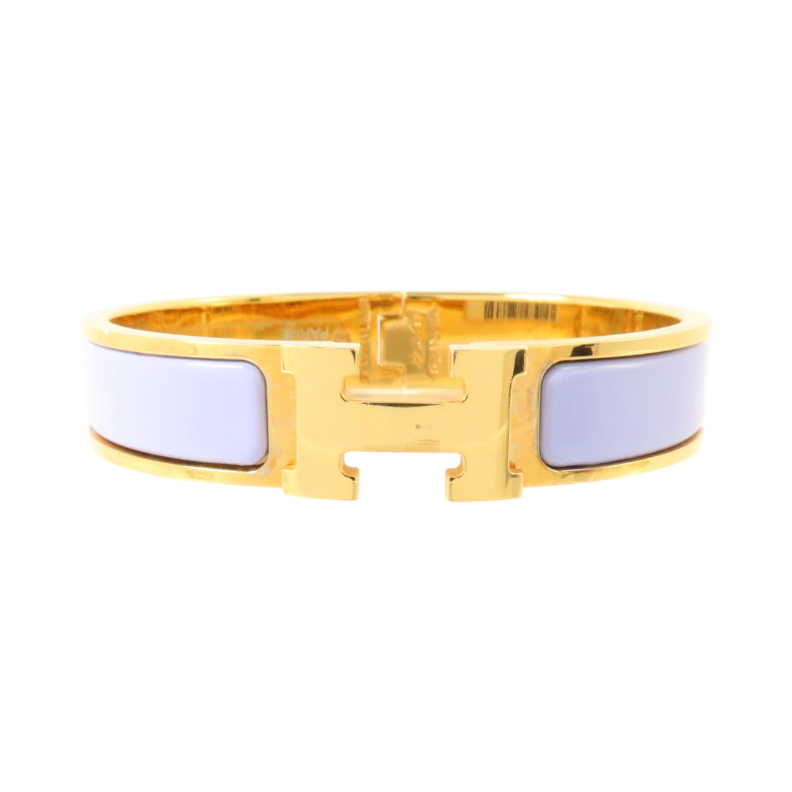 HERMES 金屬/琺瑯Clic-H Bracelet金扣手鏈