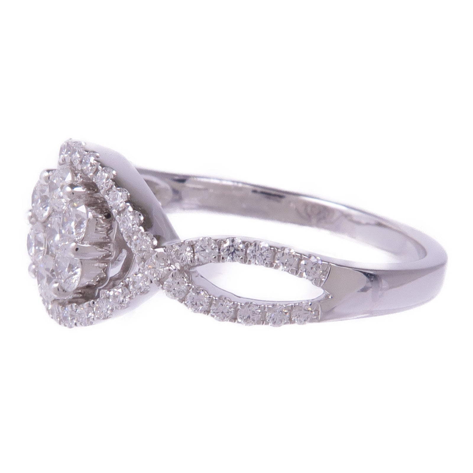 JEWELRY 18K白金Diamond Ring鑽石戒指US#7.25