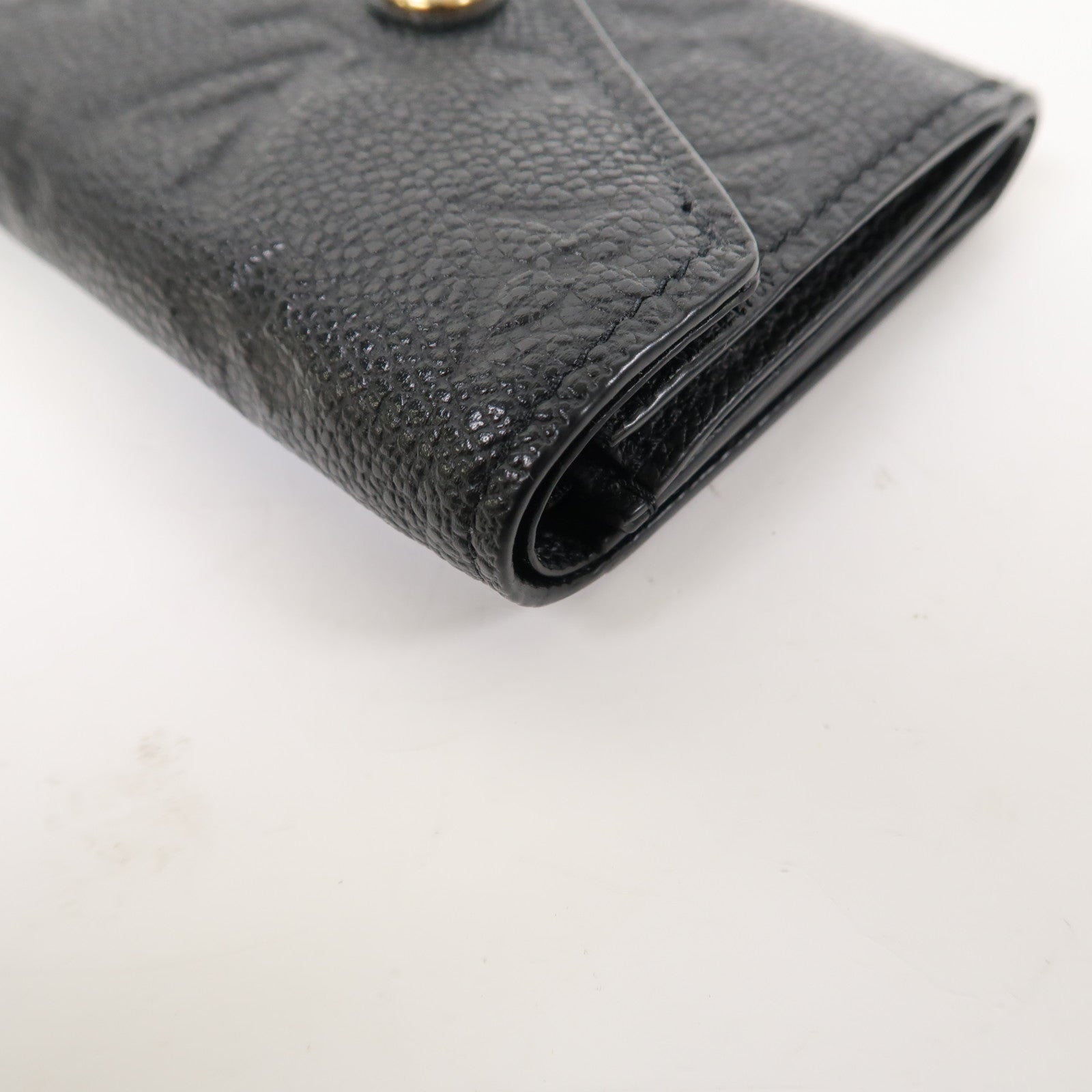 LOUIS VUITTON Monogram Empreinte Zoe Wallet金扣錢包黑色