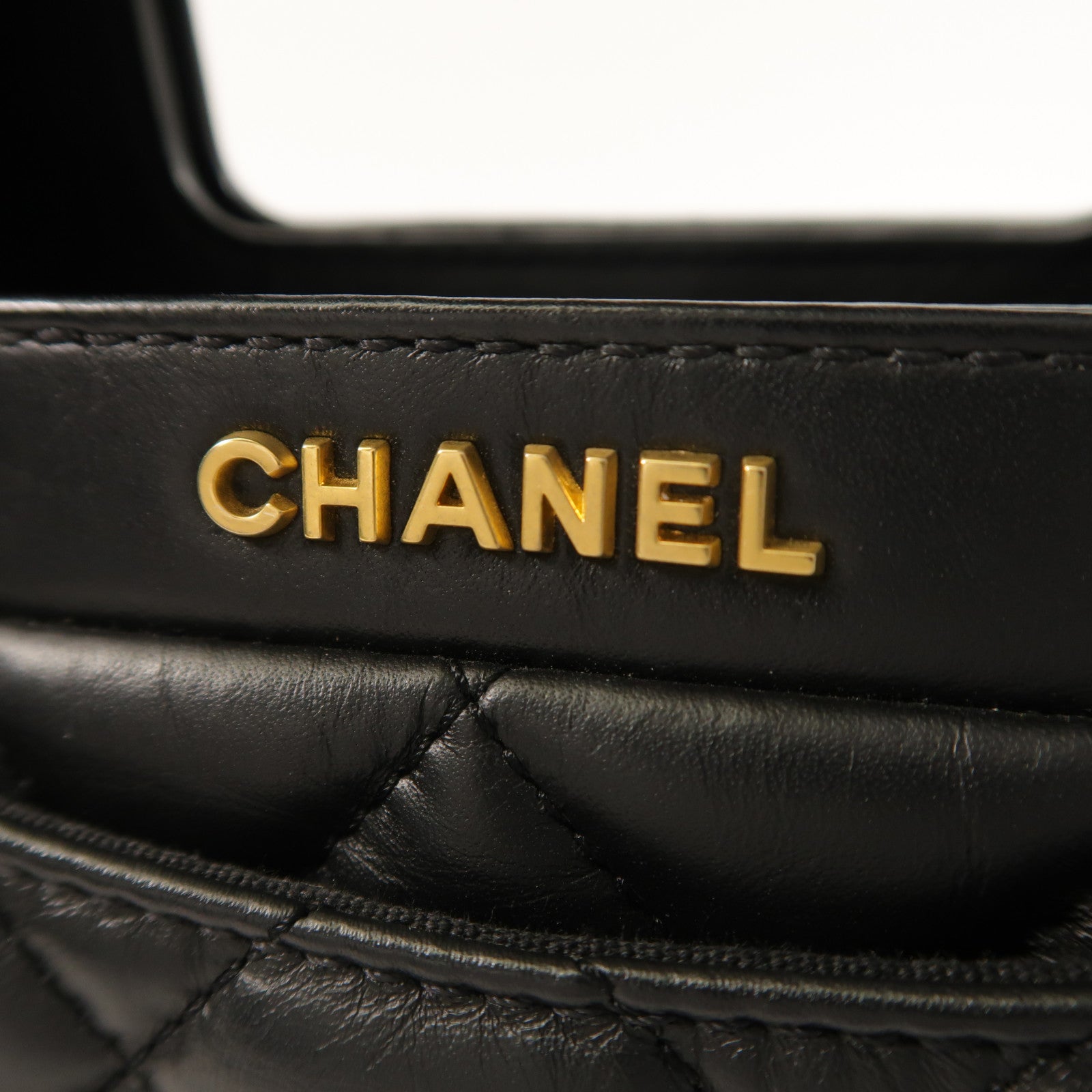 CHANEL 牛皮皮革Mini Flap手挽肩背兩用袋