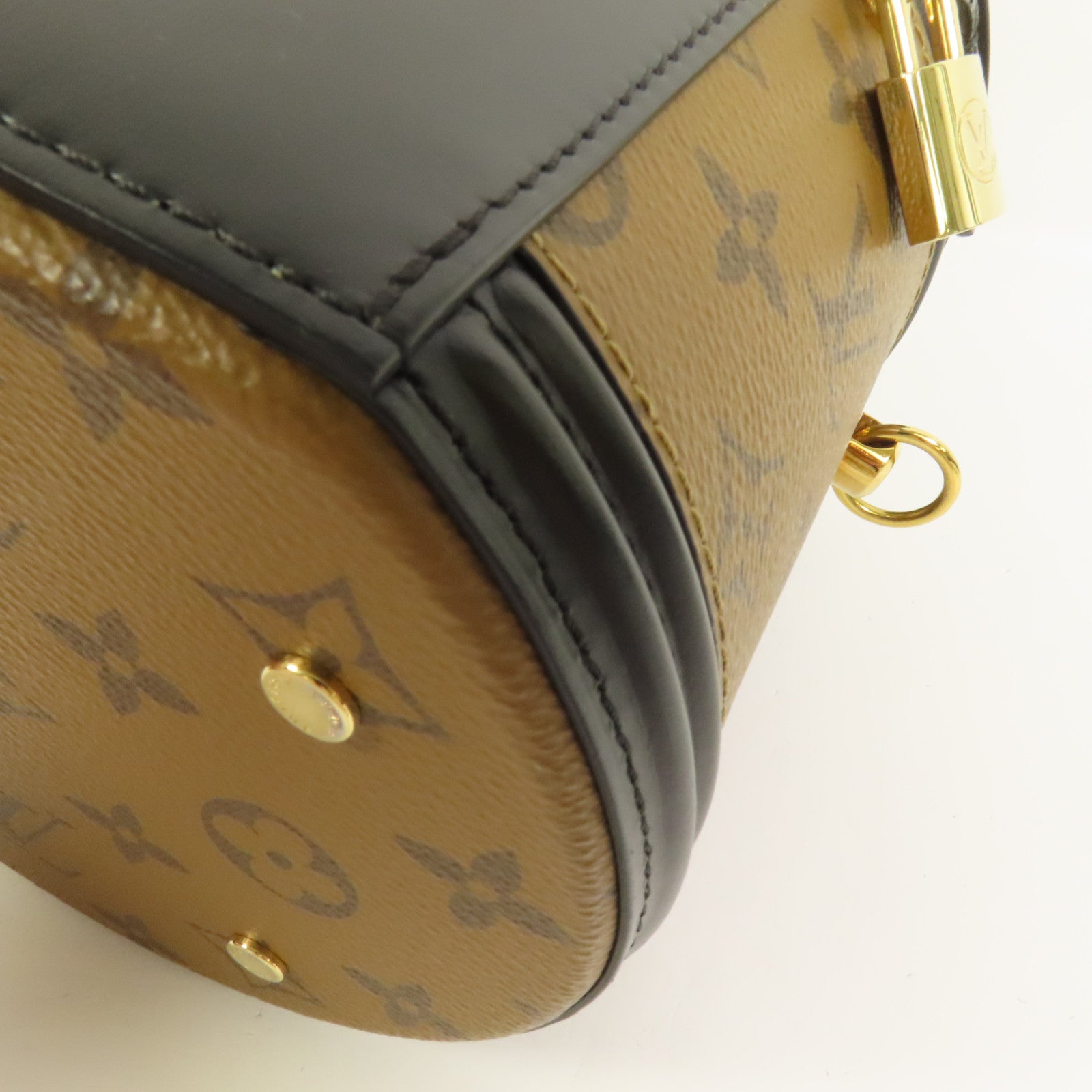 LOUIS VUITTON 【激減優惠】Monogram Reverse Cannes金扣手挽肩背兩用袋