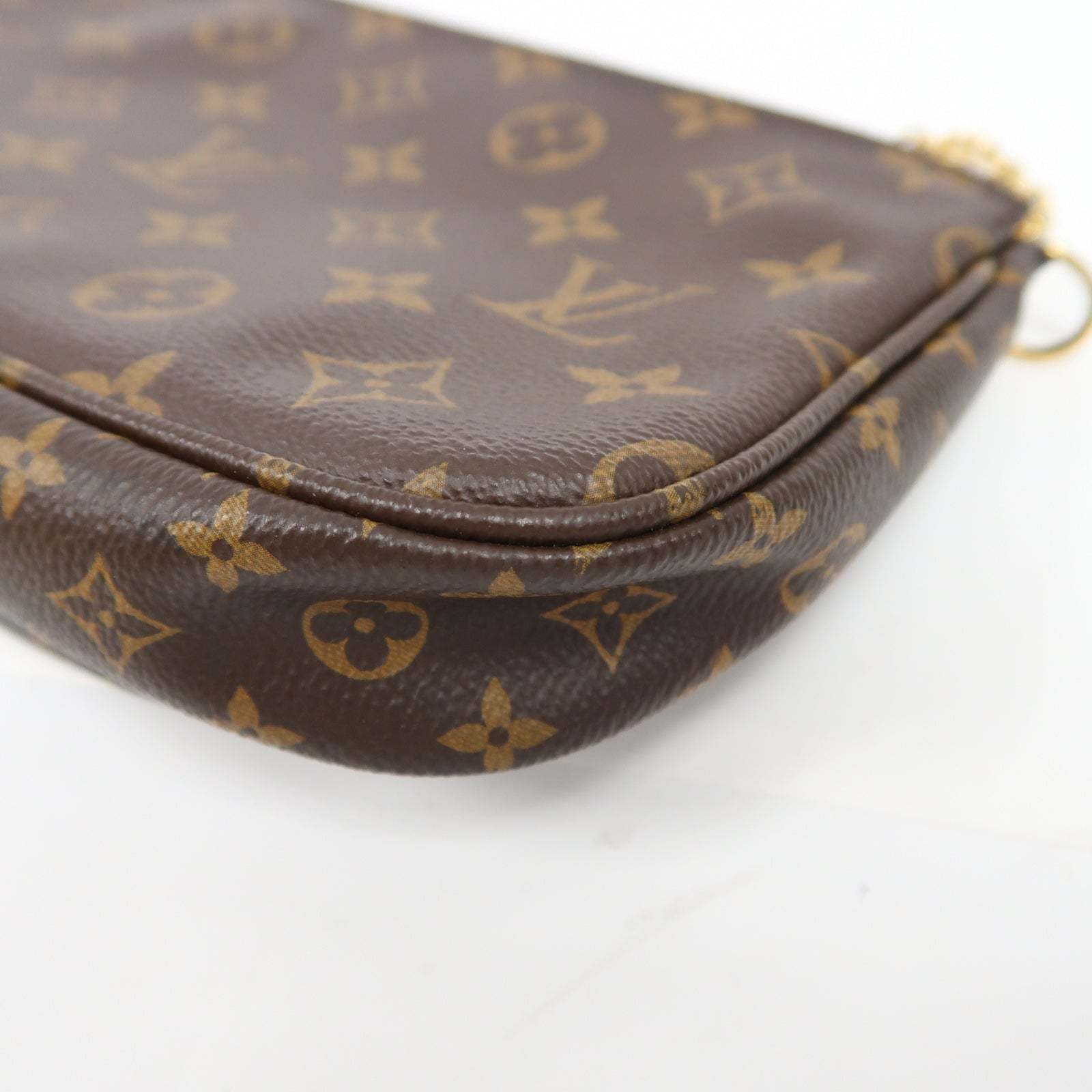 LOUIS VUITTON 【激減優惠】Monogram Multi Pochette Accessoires Shoulder Bag金扣肩背袋啡色