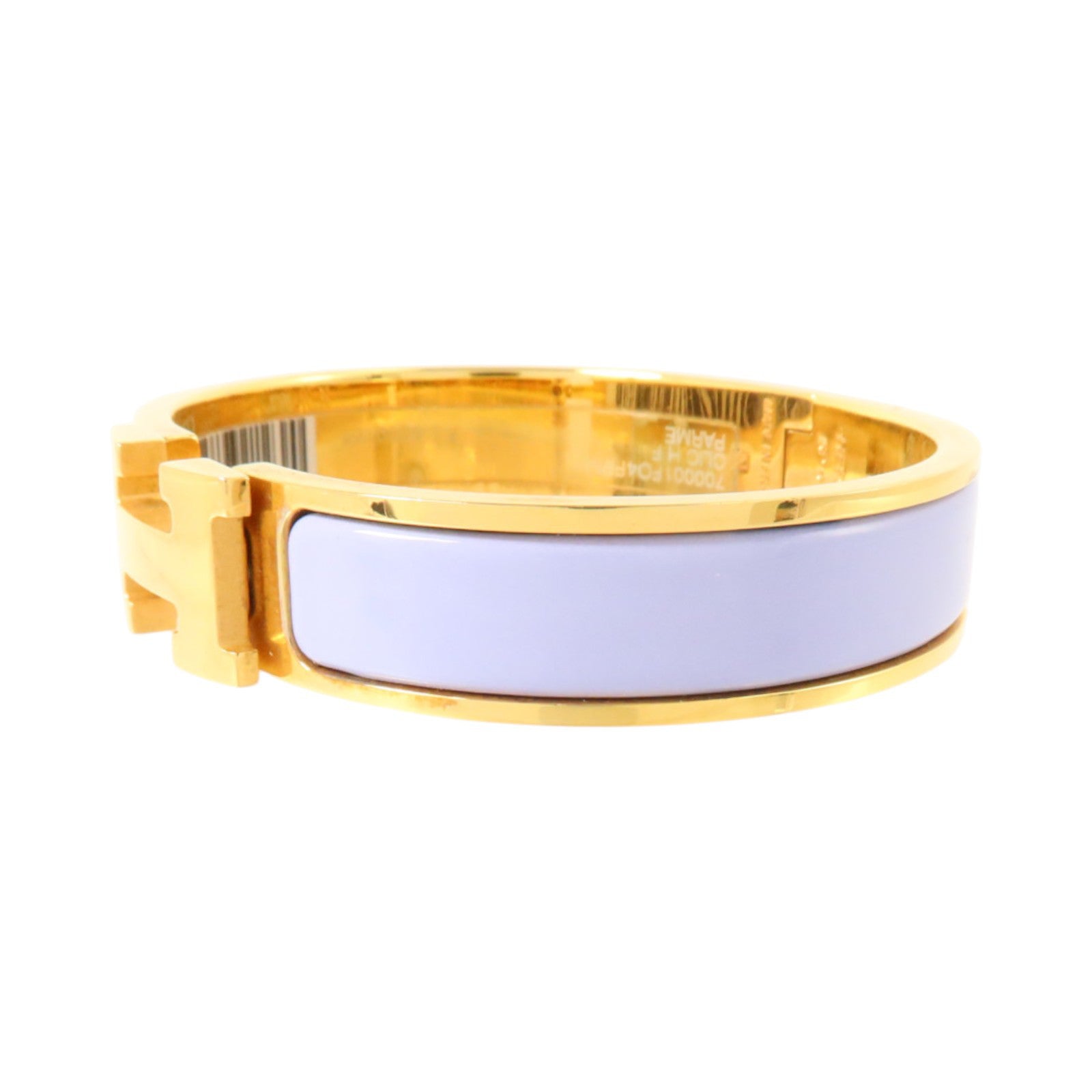 HERMES 金屬/琺瑯Clic-H Bracelet金扣手鏈