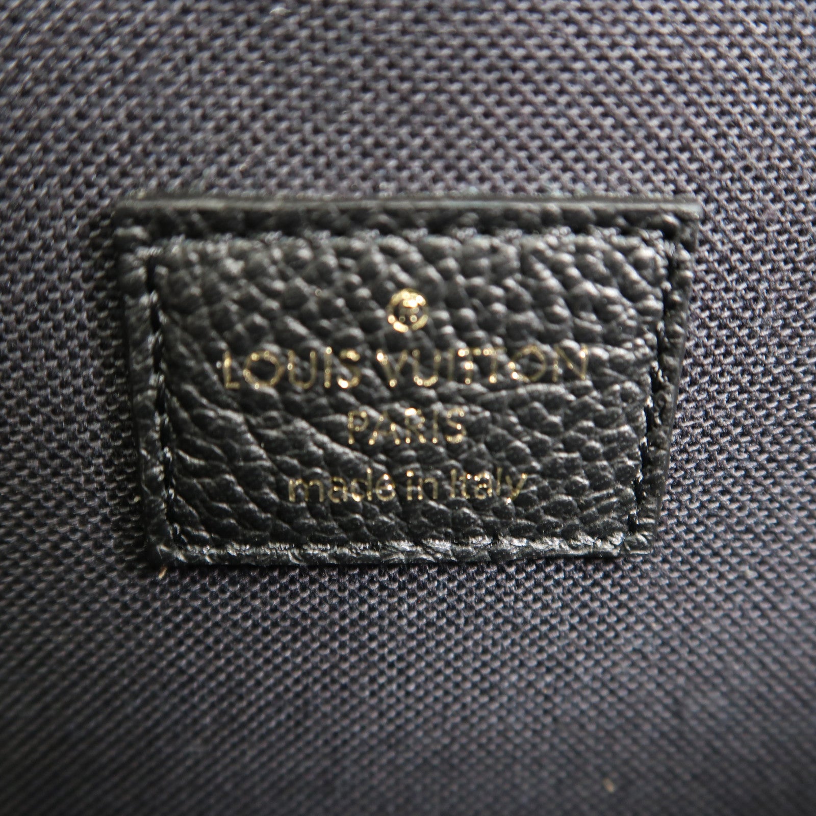 LOUIS VUITTON Monogram Empreinte Felicie Pochette 金扣鏈帶肩背袋