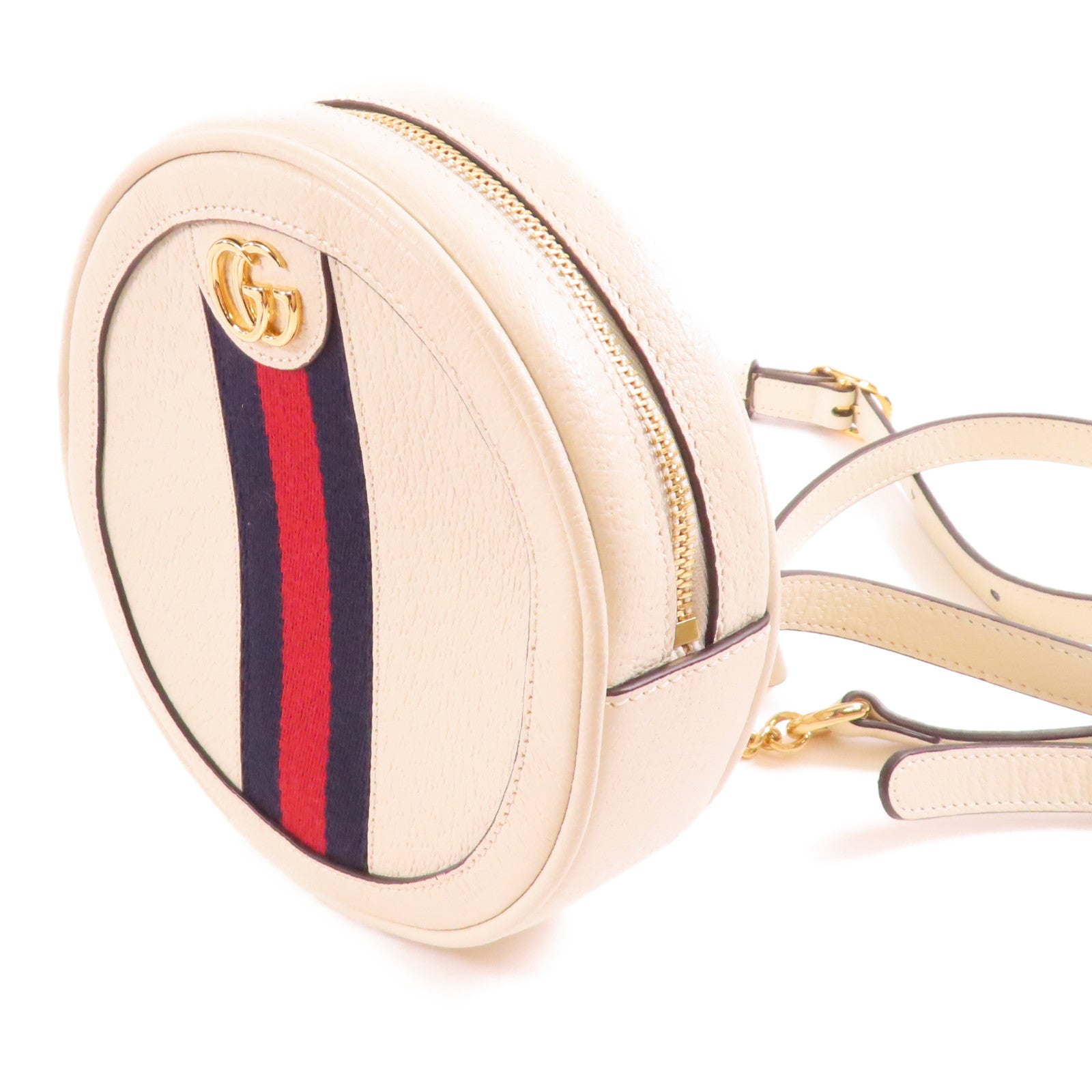 GUCCI 牛皮皮革Ophidia Mini Backpack金扣鏈帶背包