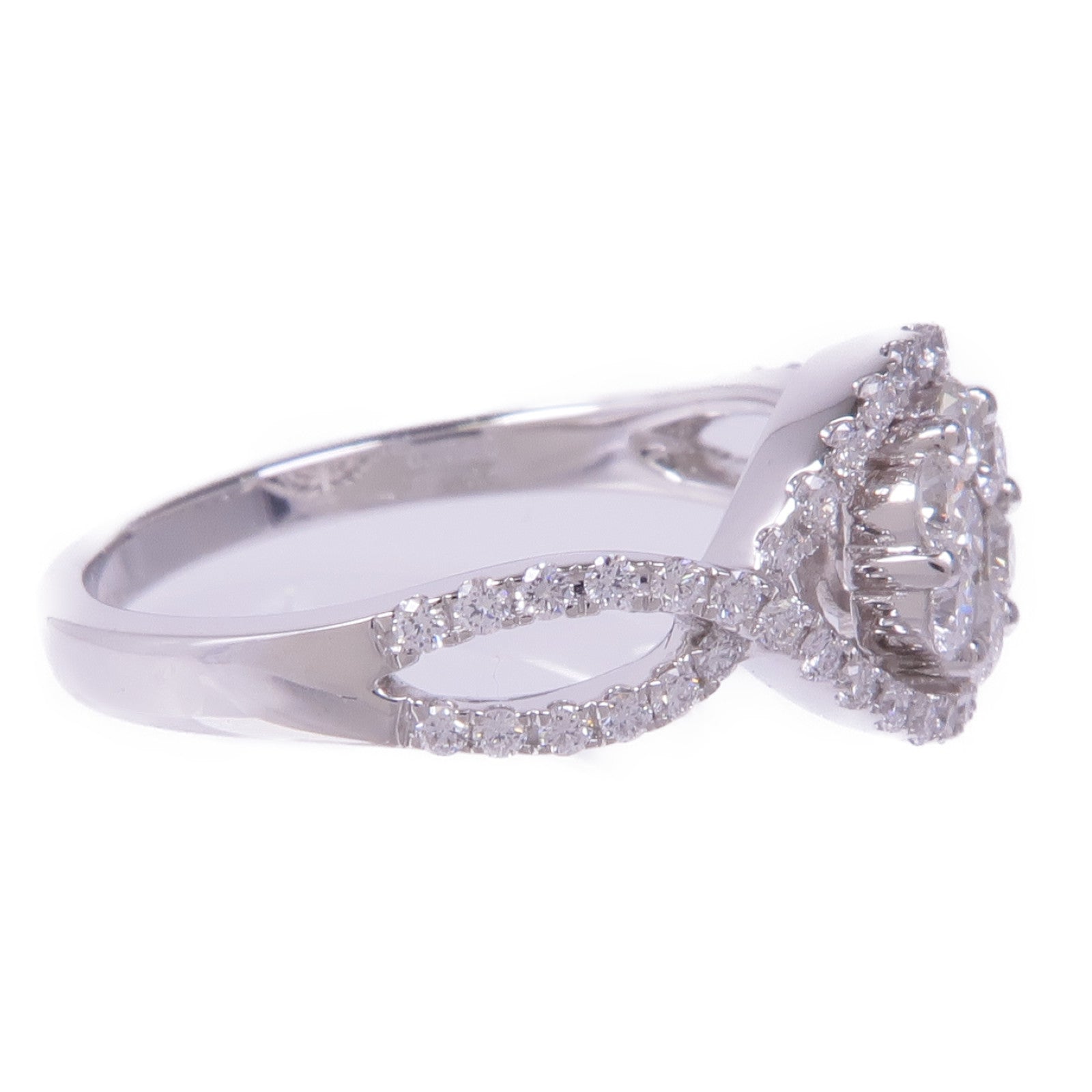 JEWELRY 18K白金Diamond Ring鑽石戒指US#7.25